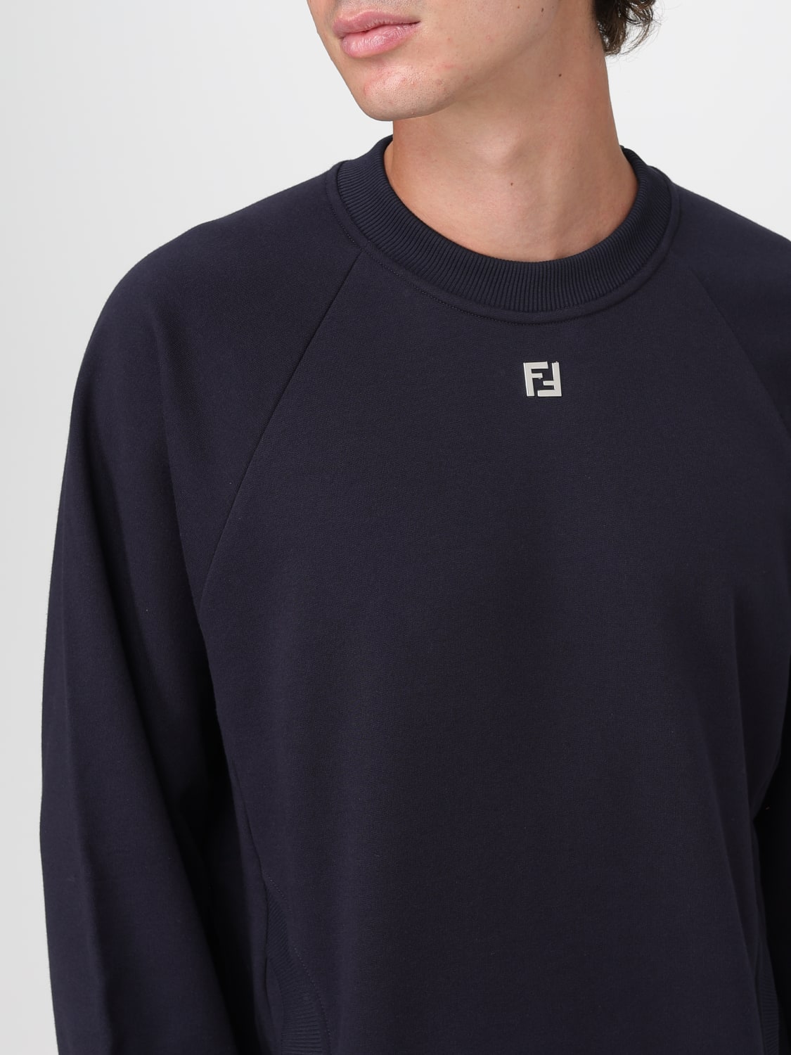 FENDI SWEATER: Sweater men Fendi, Blue - Img 5