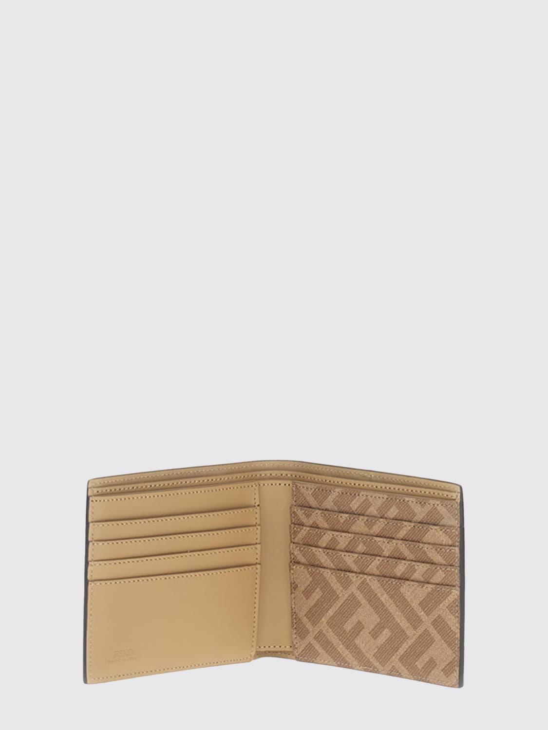 FENDI WALLET: Wallet men Fendi, Sand - Img 2