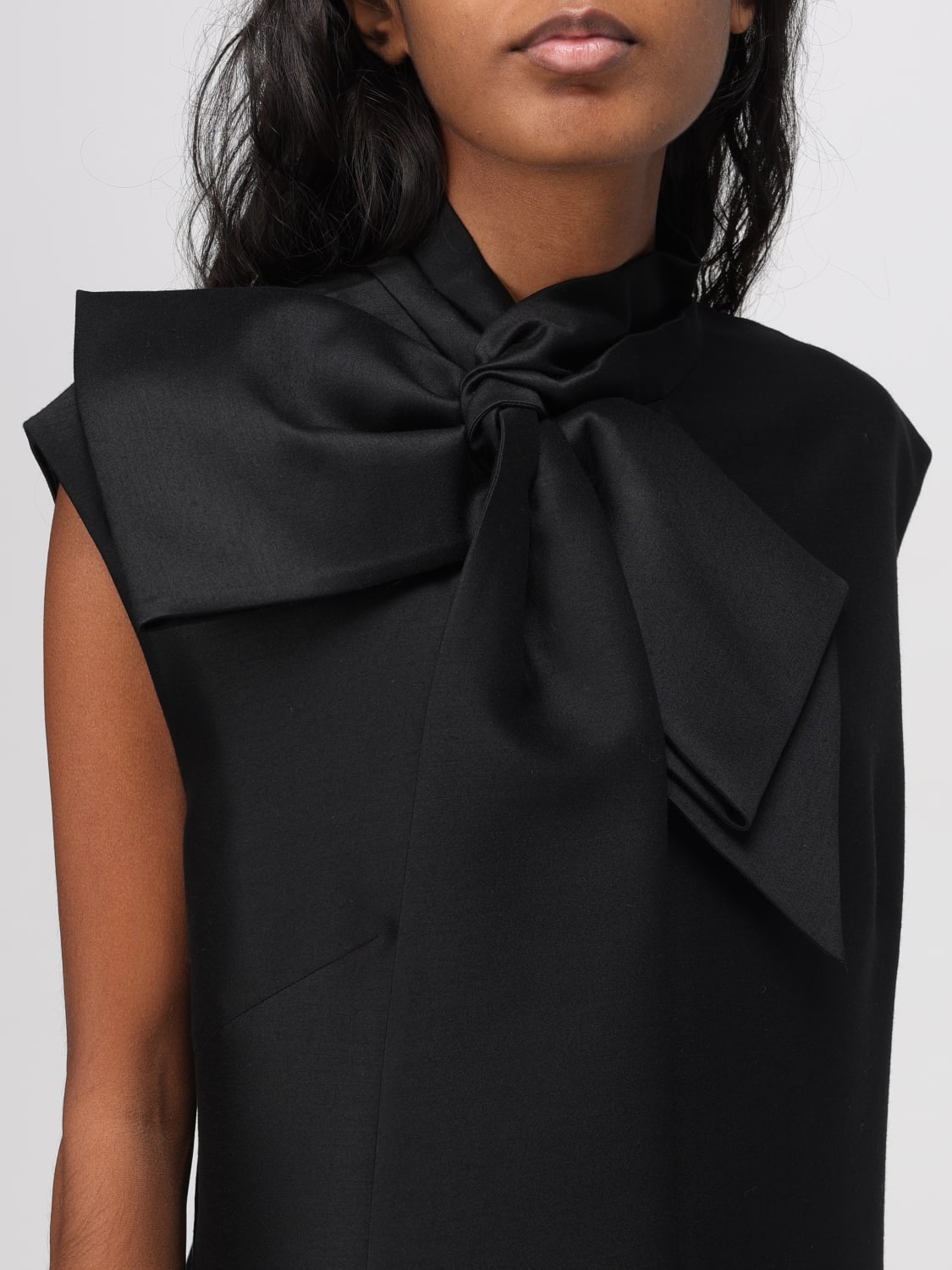 ZIMMERMANN ABITO: Abito Zimmermann in lana e seta , Nero - Img 4