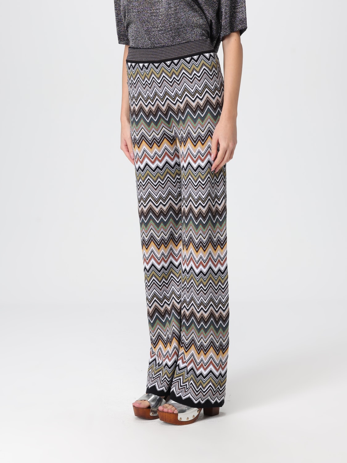 MISSONI PANTALONES: Pantalón mujer Missoni, Marrón - Img 4