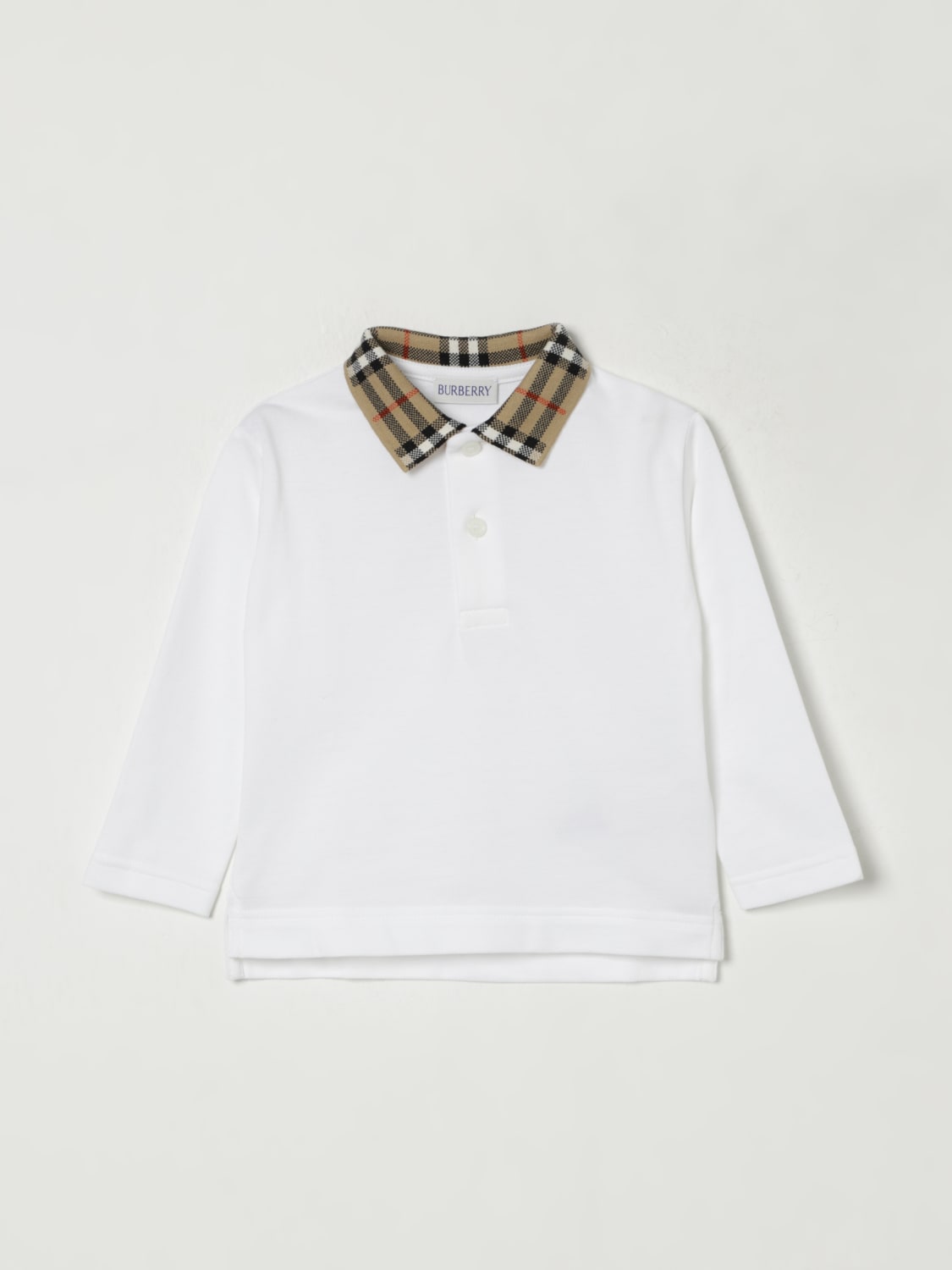 BURBERRY T-SHIRT: T-shirt kids Burberry, White - Img 1