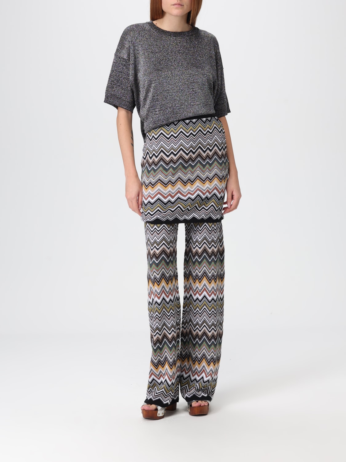 MISSONI SKIRT: Skirt woman Missoni, Brown - Img 2