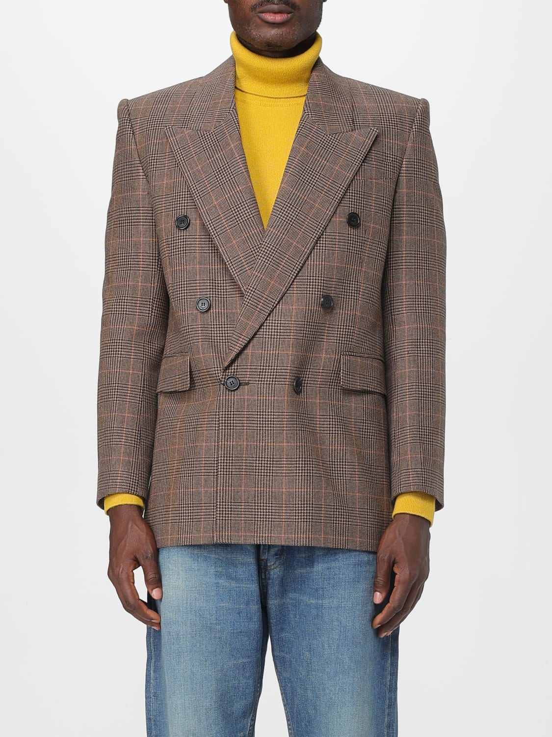 SAINT LAURENT JACKET: Jacket men Saint Laurent, Rust - Img 1