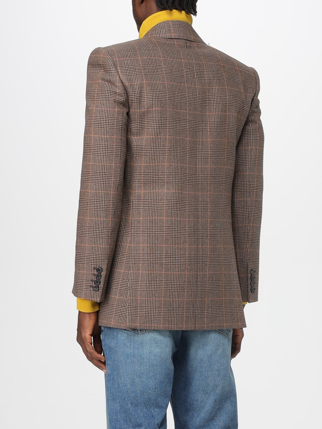 SAINT LAURENT JACKET: Jacket men Saint Laurent, Rust - Img 3