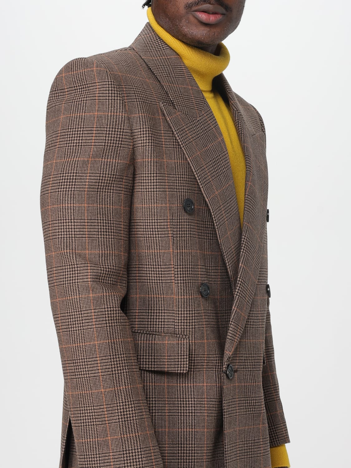 SAINT LAURENT JACKET: Jacket men Saint Laurent, Rust - Img 5