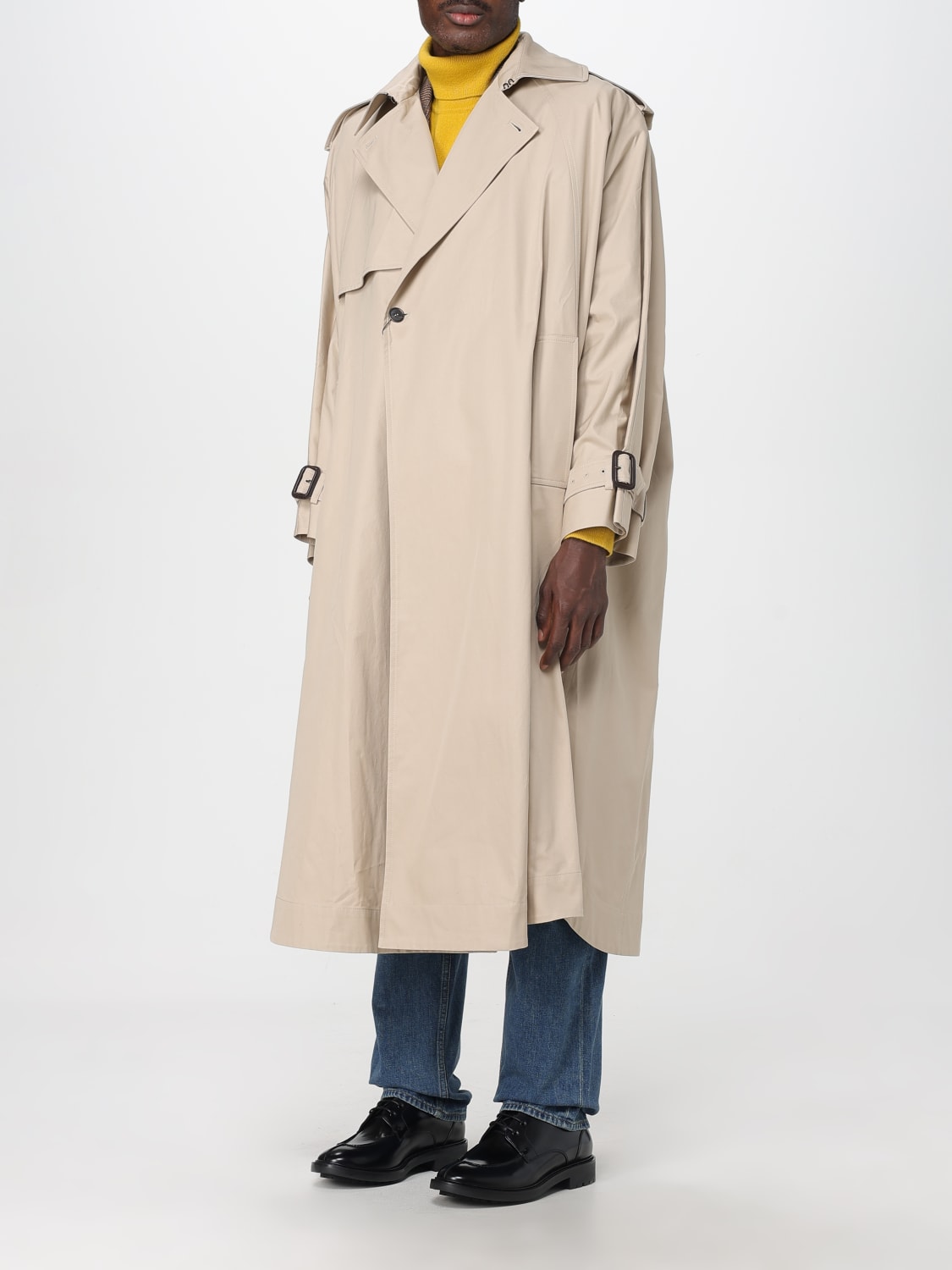 SAINT LAURENT JACKET: Coat men Saint Laurent, Beige - Img 4