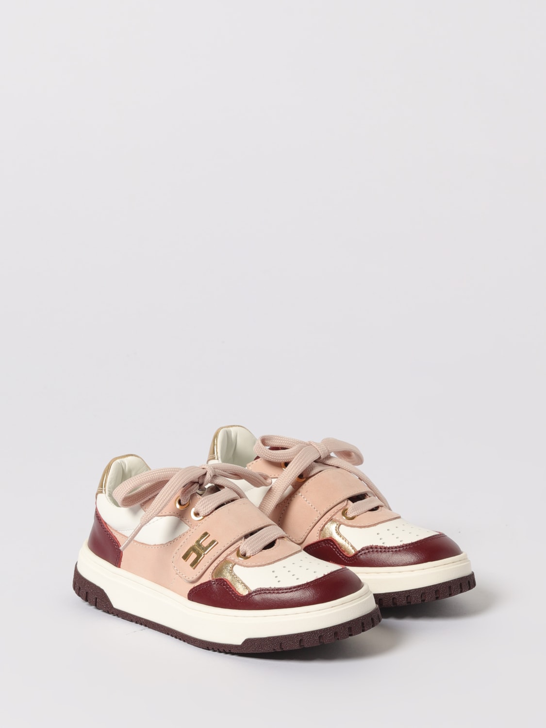 ELISABETTA FRANCHI LA MIA BAMBINA SNEAKERS: Sneakers Elisabetta Franchi La Mia Bambina in pelle , Bianco - Img 2