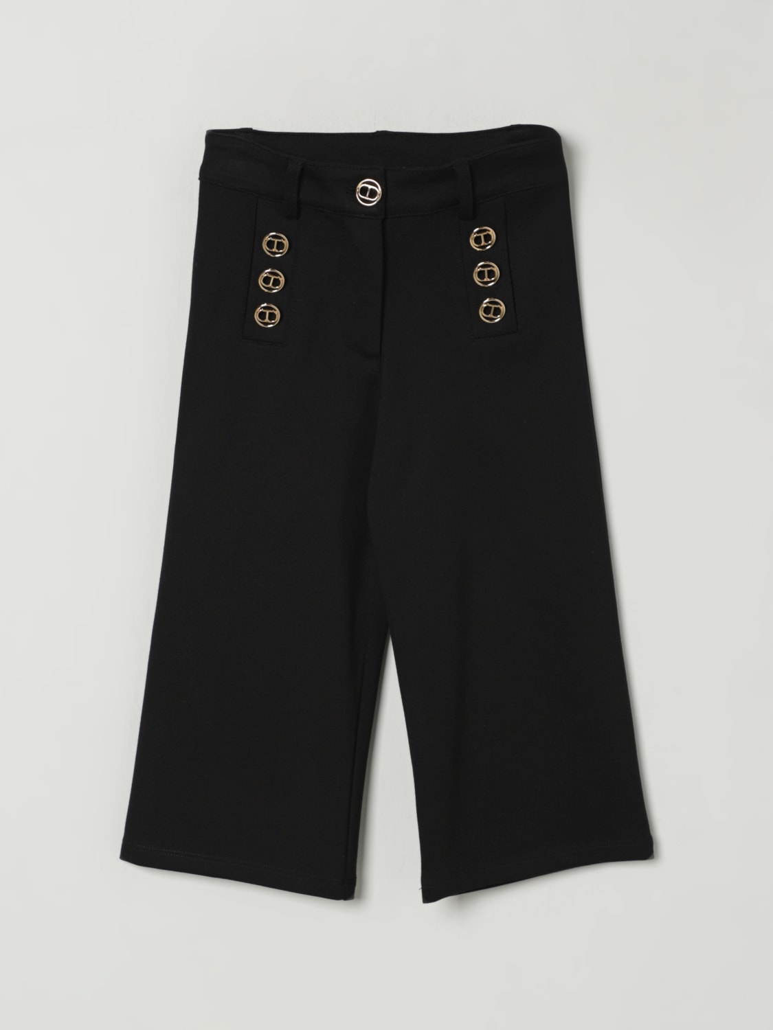 TWINSET 裤子: 裤子 儿童 Twinset, 黑色 - Img 1