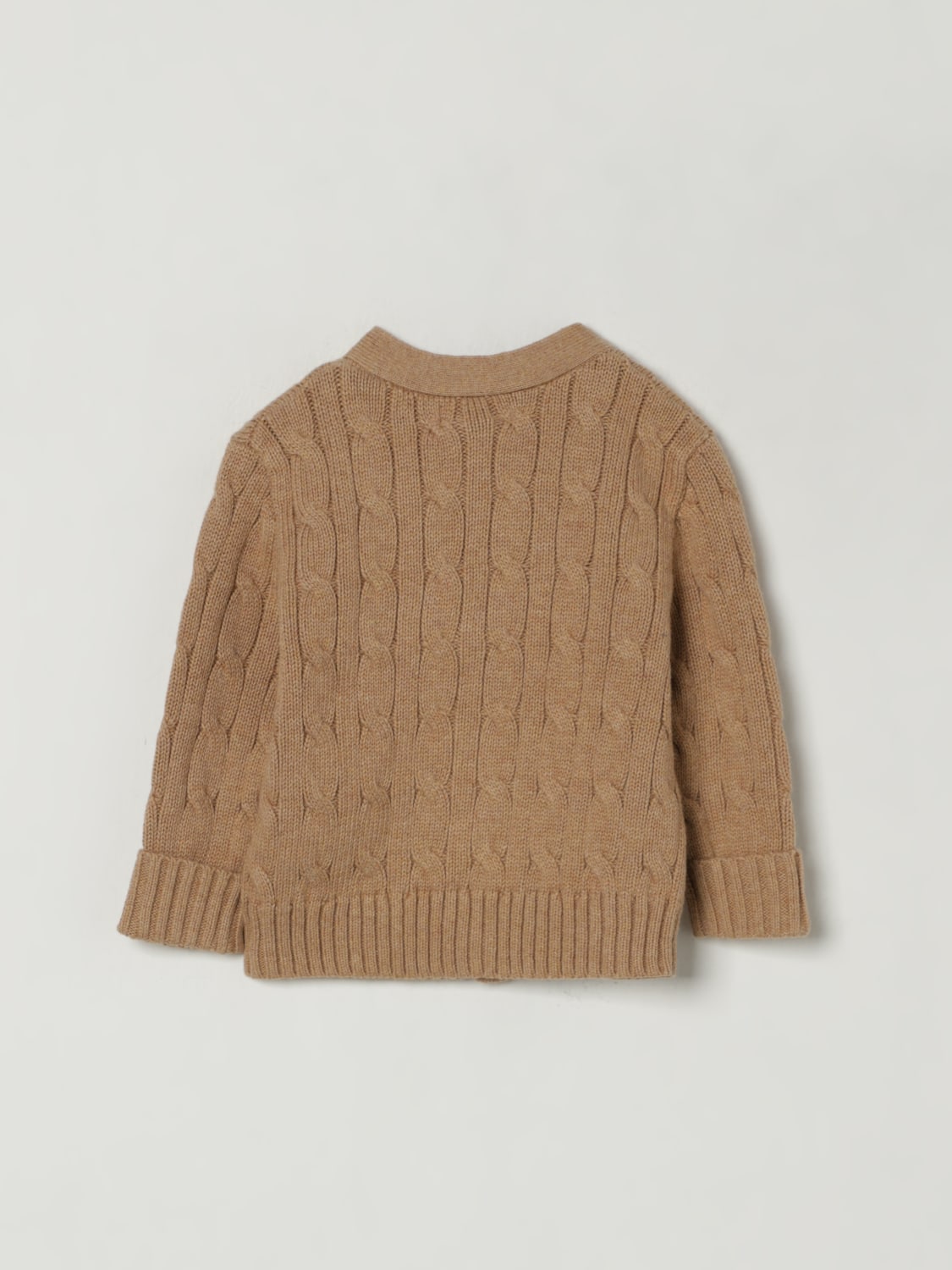 POLO RALPH LAUREN SWEATER: Sweater kids Polo Ralph Lauren, Beige - Img 2