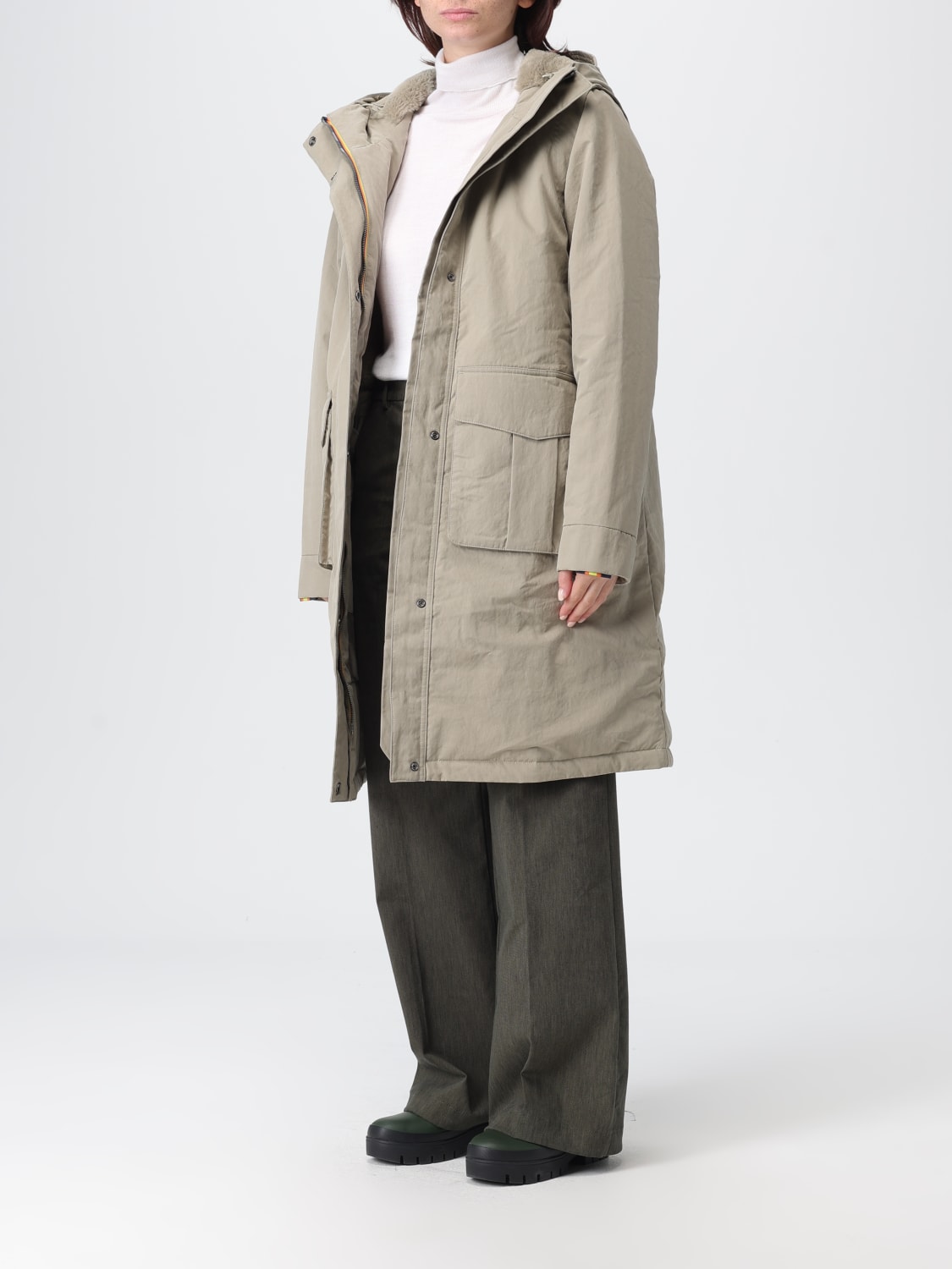 K-WAY MANTEAU: Manteau femme K-way, Vert - Img 3