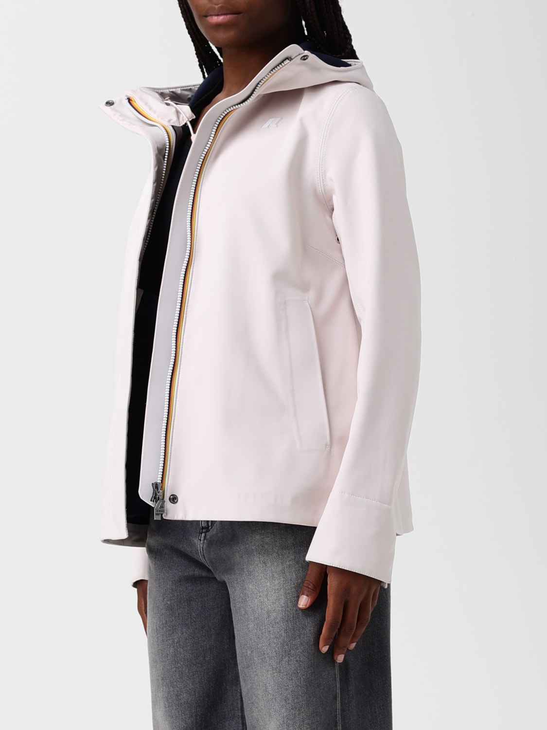 K-WAY JACKE: Mantel damen K-way, Weiß - Img 3