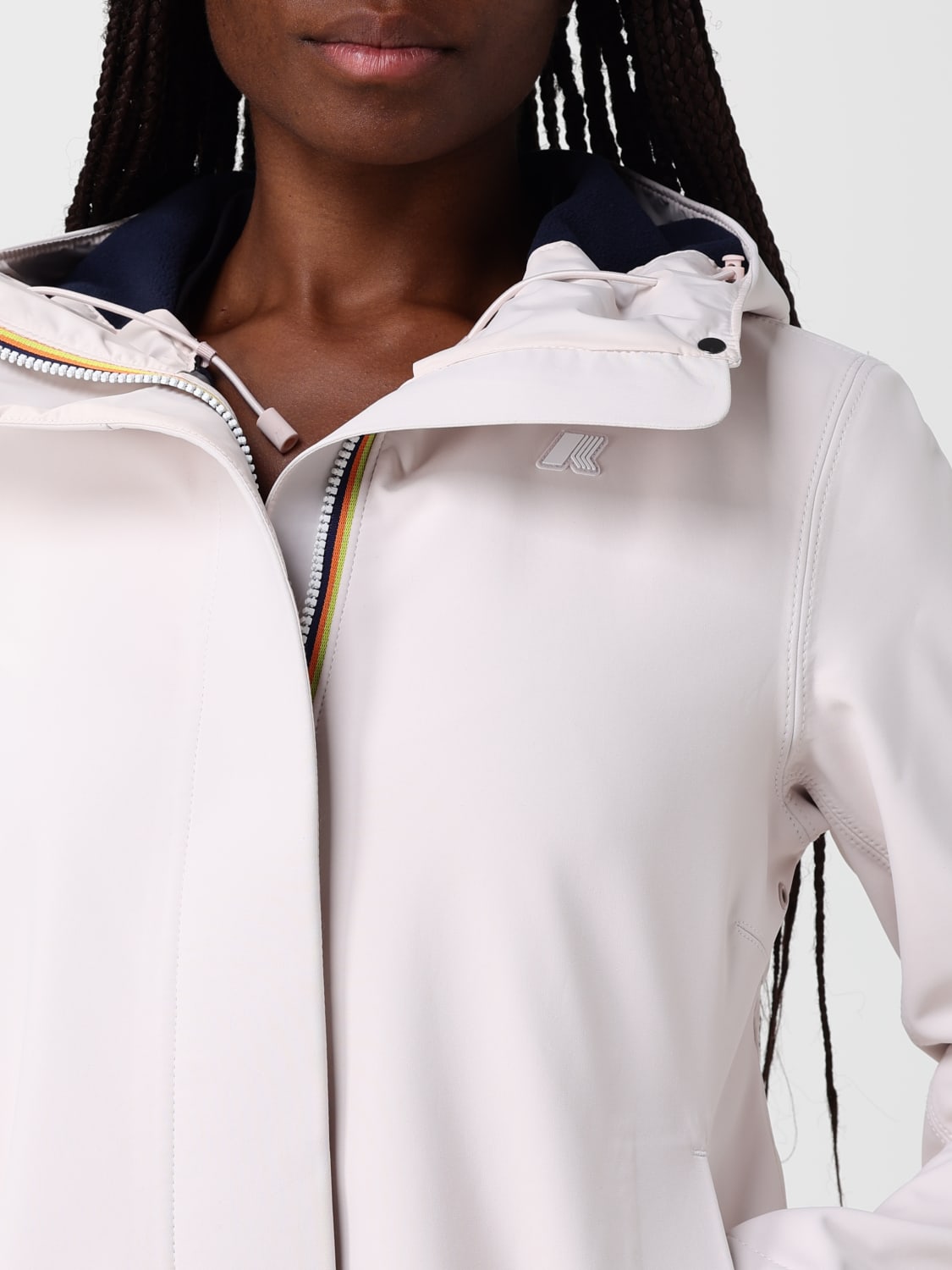 K-WAY JACKE: Mantel damen K-way, Weiß - Img 4