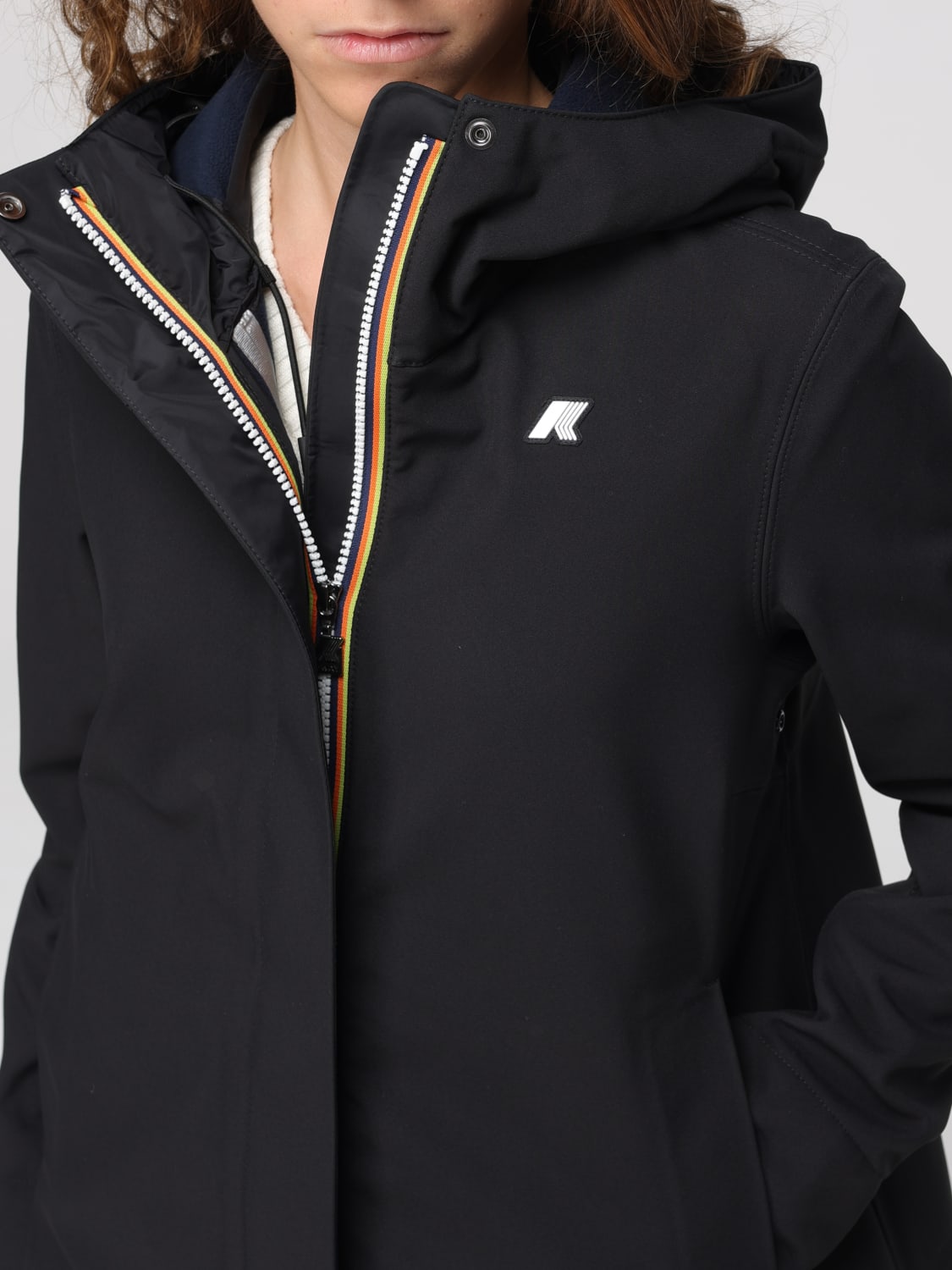 K-WAY JACKET: Coat woman K-way, Black - Img 4