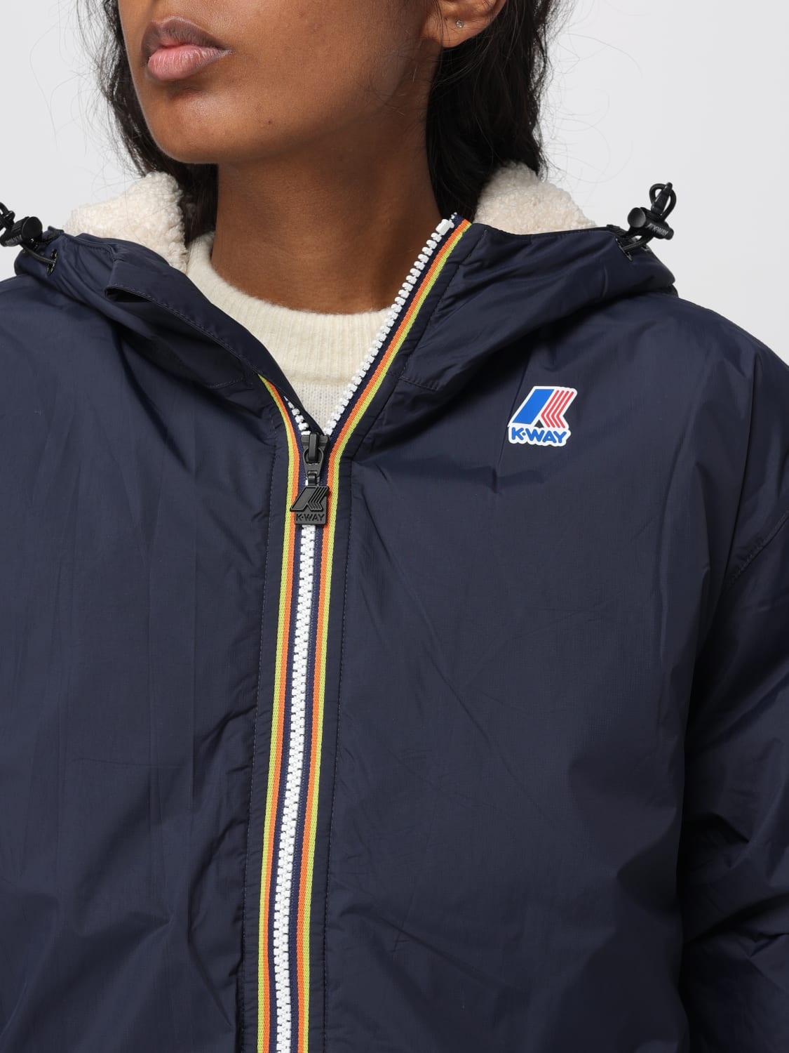 K-WAY КУРТКА: Пальто Женское K-way, Синий - Img 4