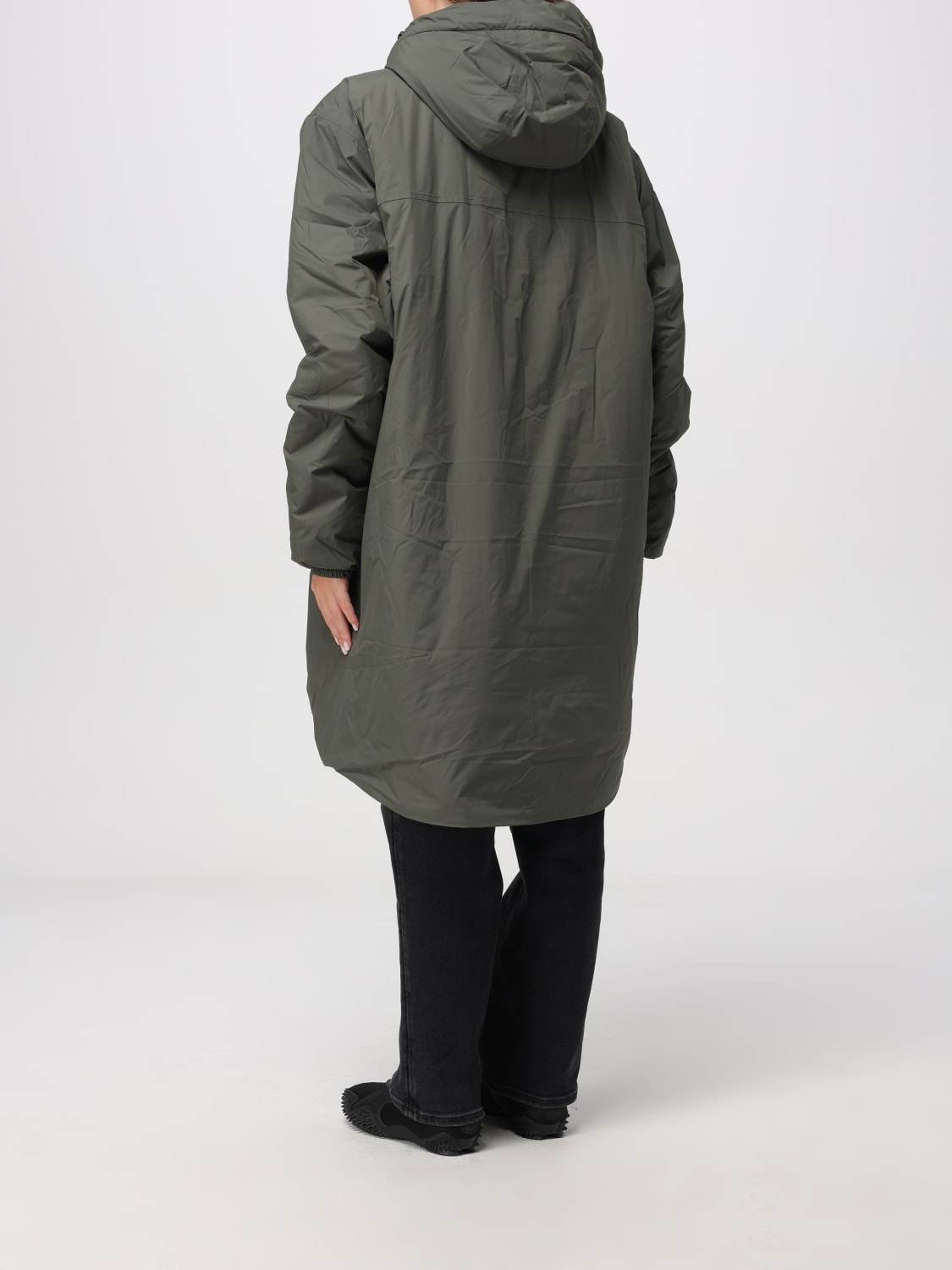 K-WAY JACKET: Coat woman K-way, Green - Img 2