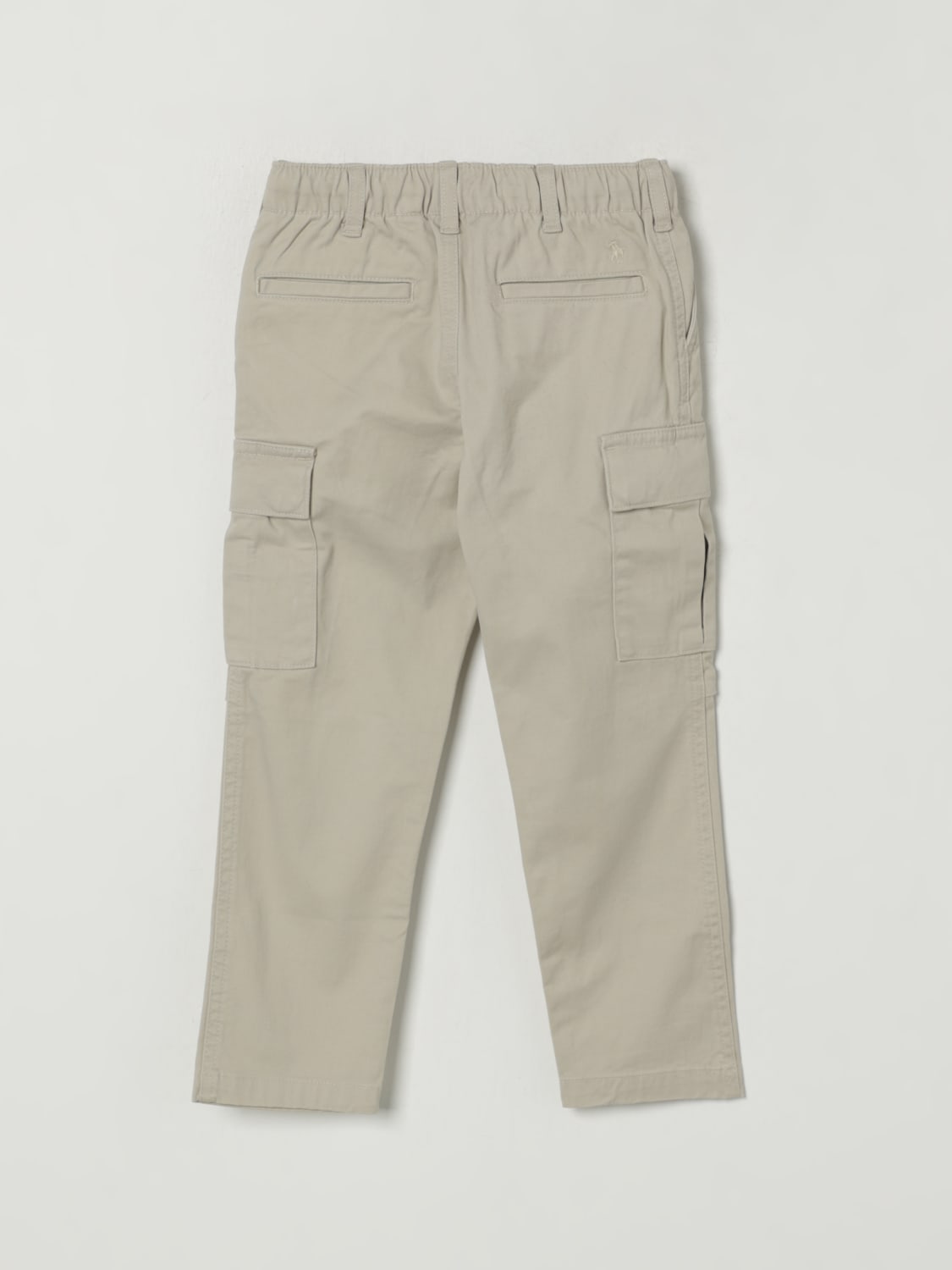 POLO RALPH LAUREN PANTS: Pants kids Polo Ralph Lauren, Beige - Img 2