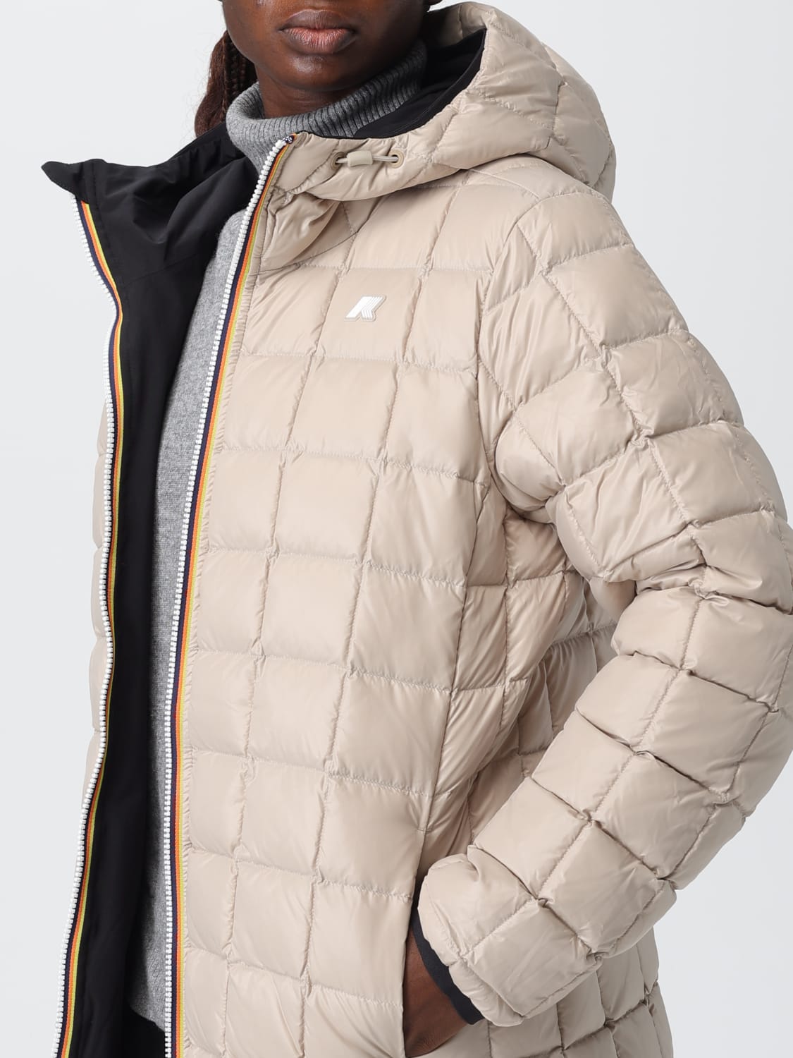 K-WAY JACKET: Coat woman K-way, Black - Img 4