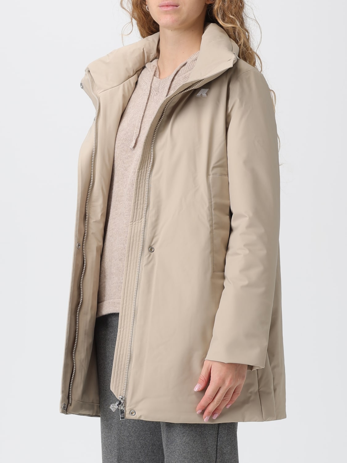 K-WAY MANTEAU: Manteau femme K-way, Beige - Img 3