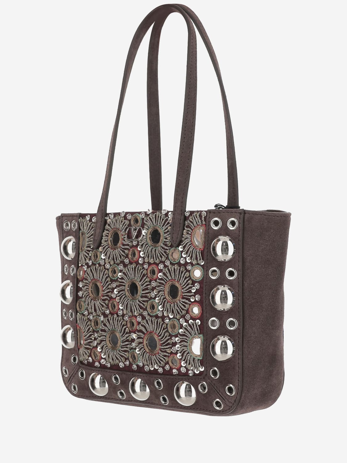 VALENTINO GARAVANI MINITASCHE: Schultertasche damen Valentino Garavani, Braun - Img 2