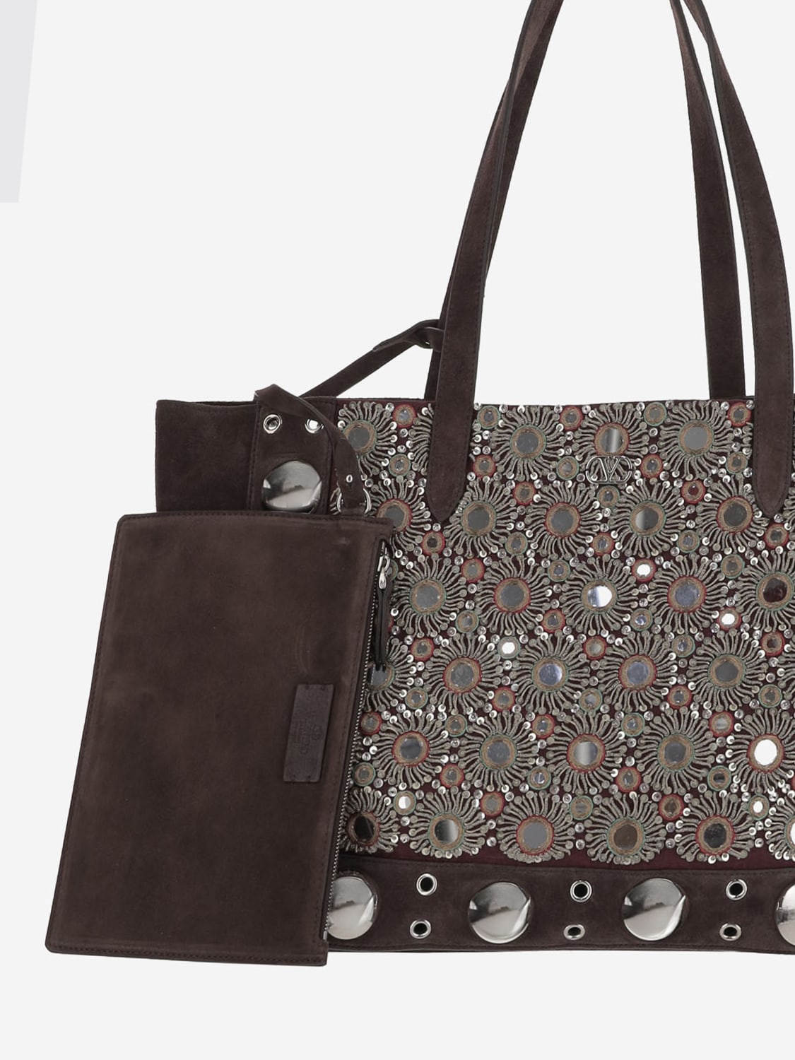 VALENTINO GARAVANI MINITASCHE: Schultertasche damen Valentino Garavani, Braun - Img 4