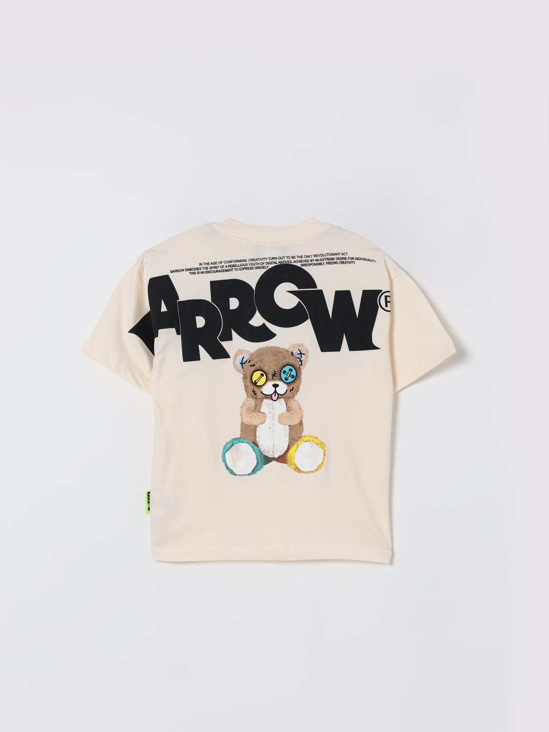 BARROW KIDS T-SHIRT: T-shirt kids Barrow Kids, Beige - Img 2