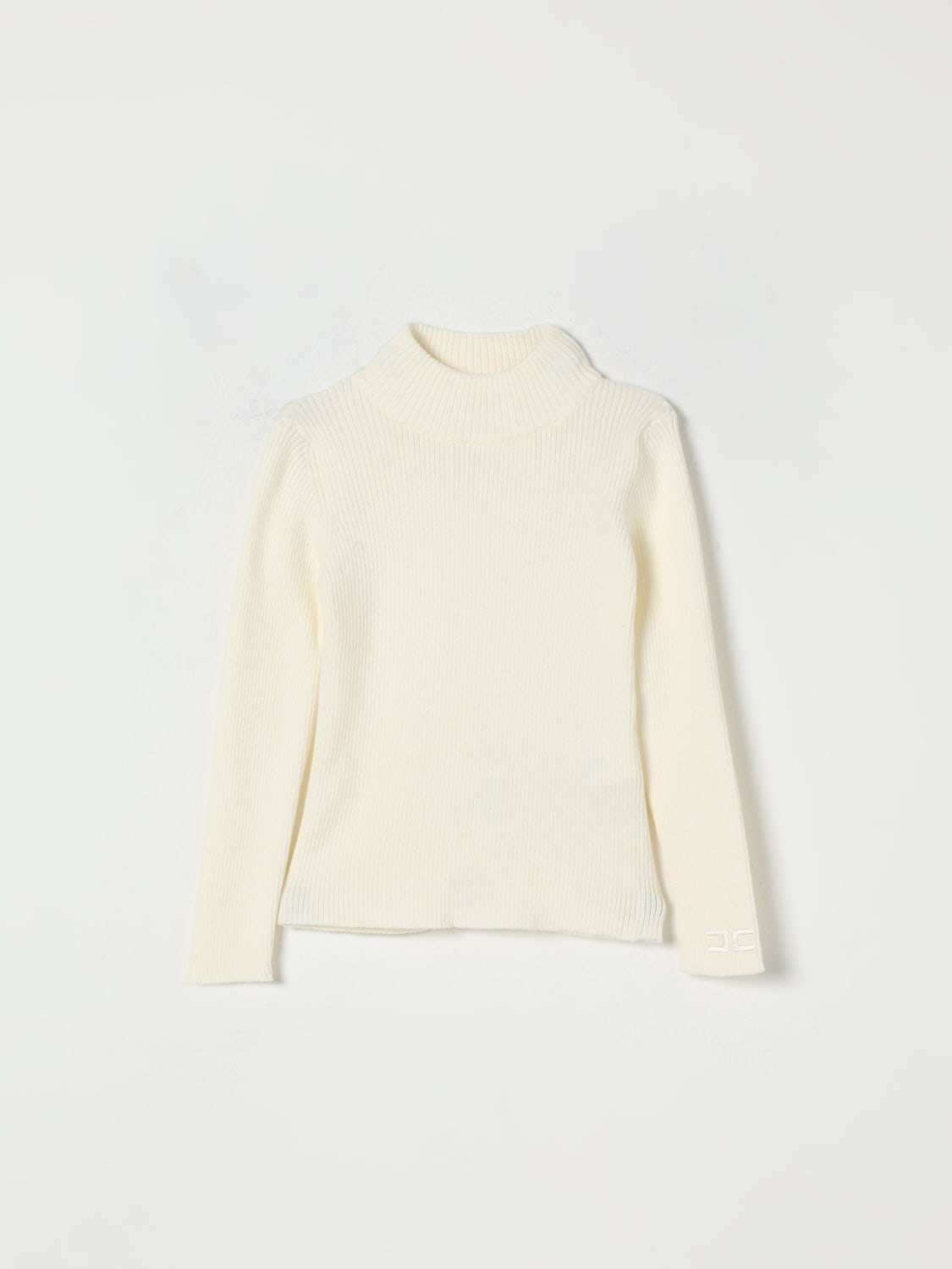 ELISABETTA FRANCHI LA MIA BAMBINA MAGLIA: Maglia in misto viscosa Elisabetta Franchi La Mia Bambina, Avorio - Img 1