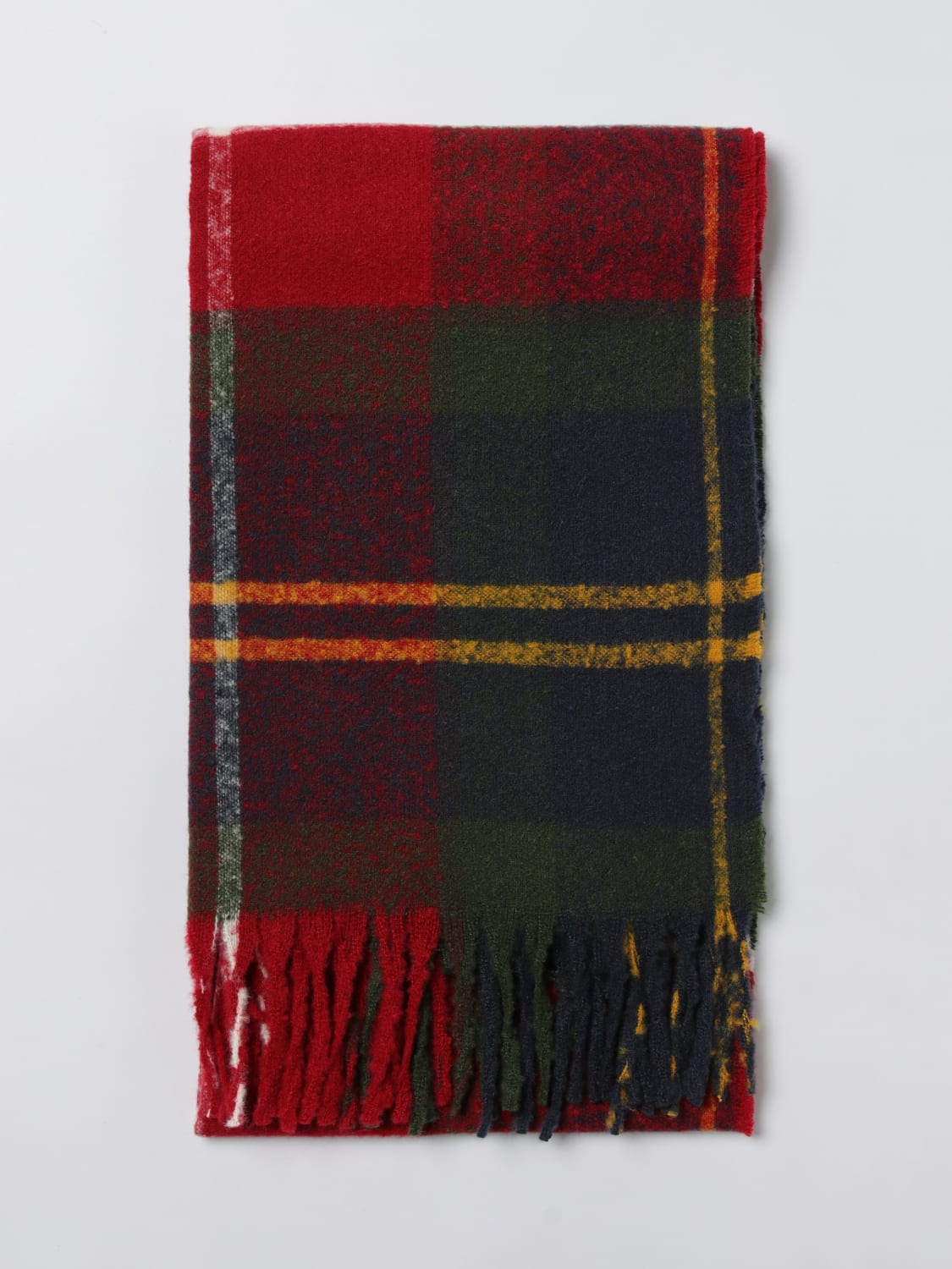 BARBOUR SCIARPA: Sciarpa Barbour in tessuto stampa tartan , Fantasia - Img 1