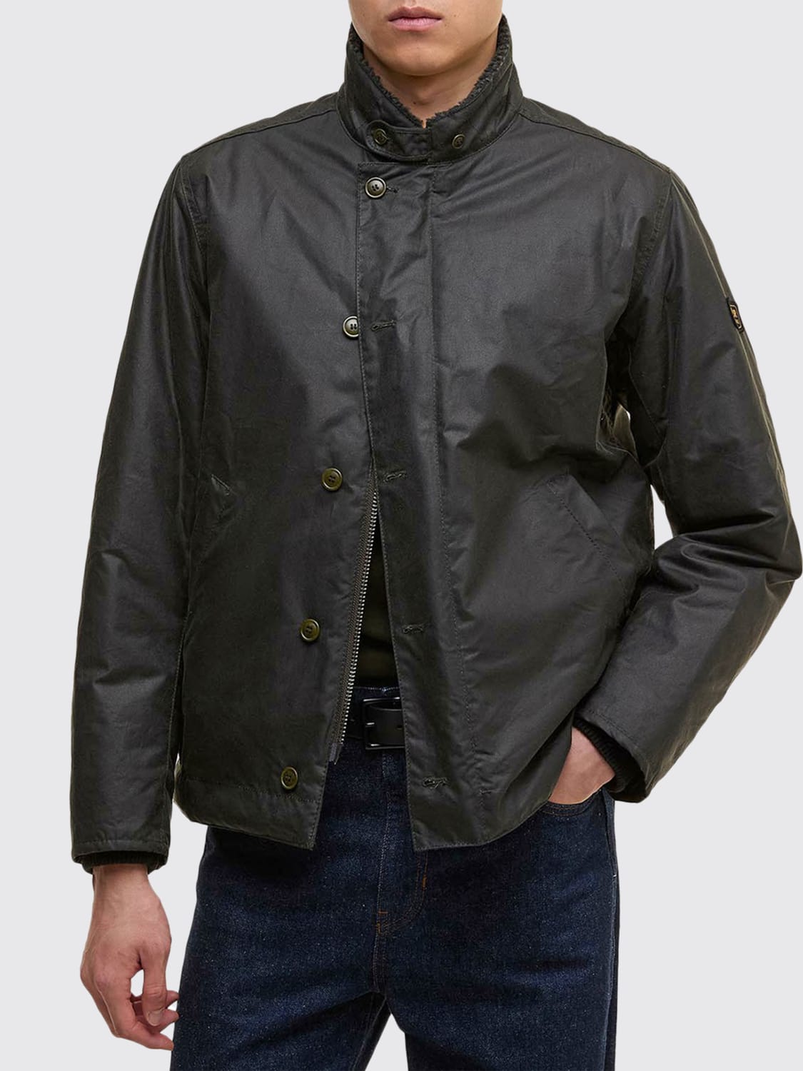 BARBOUR JACKET: Coat men Barbour, Black - Img 2
