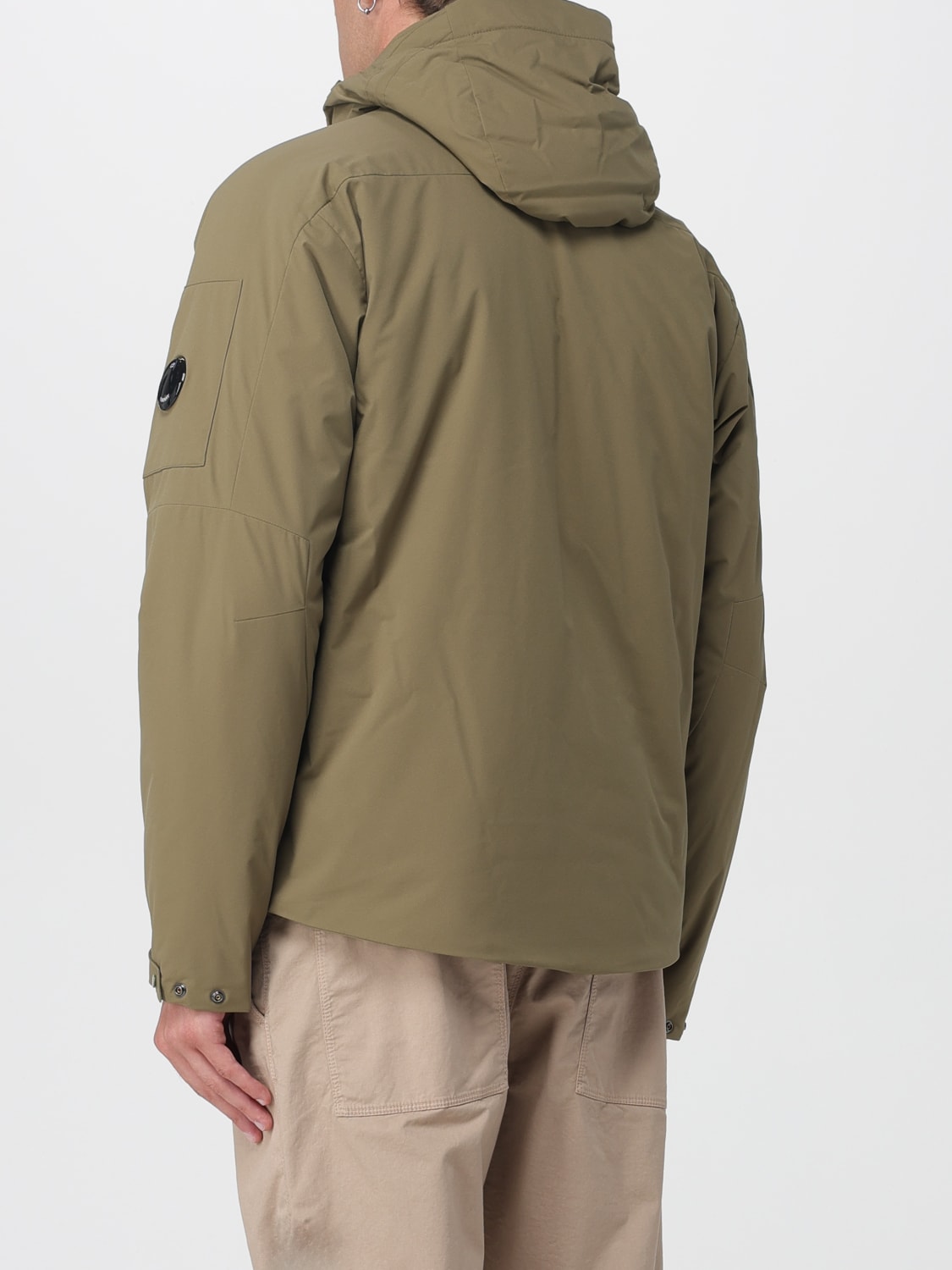 C.P. COMPANY GIACCA: Giubbotto con cappuccio C.P. Company in nylon , Verde - Img 2