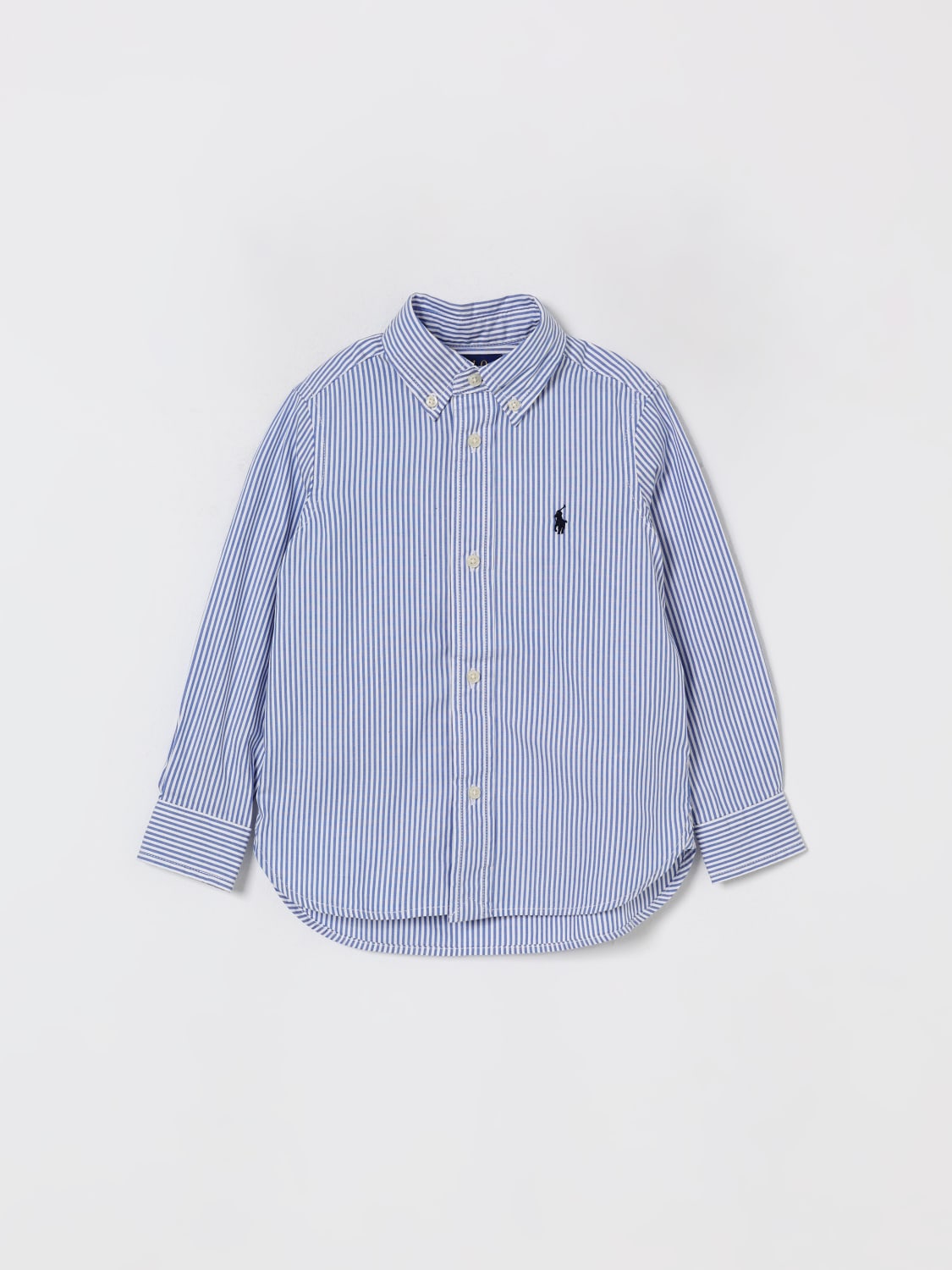 POLO RALPH LAUREN SHIRT: Shirt kids Polo Ralph Lauren, Blue - Img 1