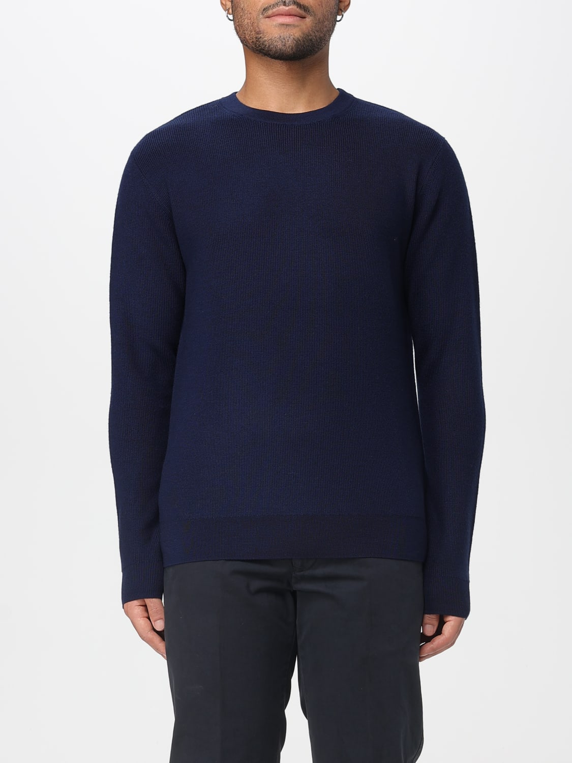 ASPESI PULLOVER: Pullover herren Aspesi, Blau - Img 1