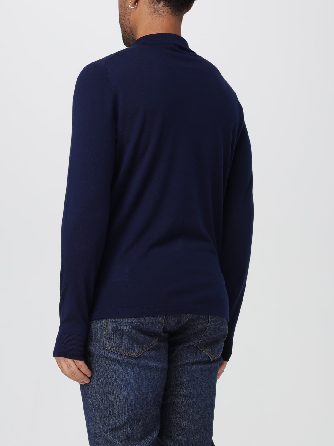 ASPESI POLO: Pullover herren Aspesi, Blau - Img 2