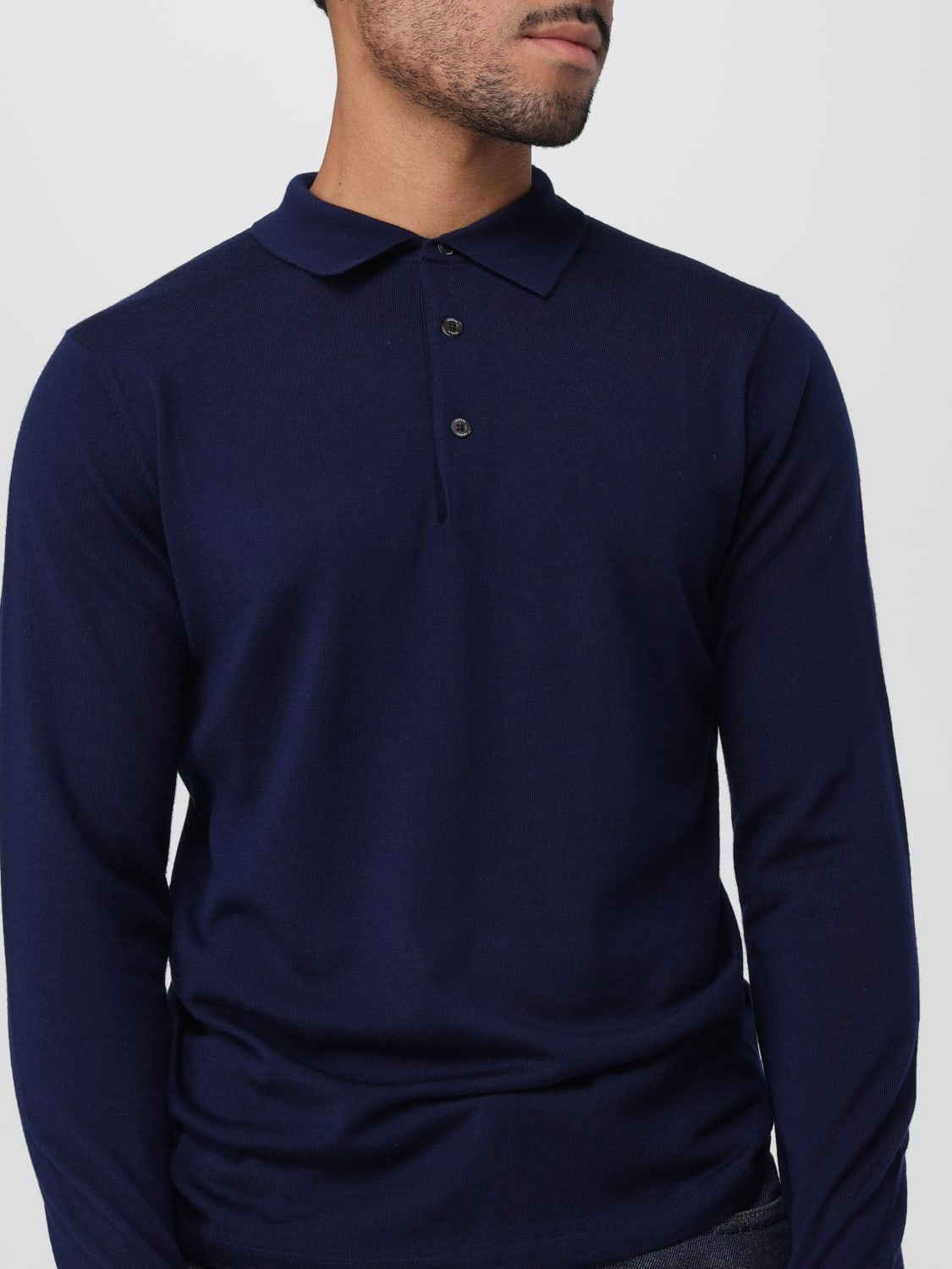 ASPESI POLO: Pullover herren Aspesi, Blau - Img 3