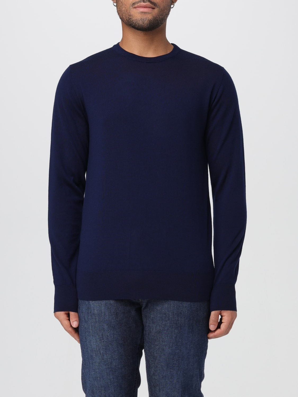 ASPESI PULLOVER: Pullover herren Aspesi, Blau - Img 1