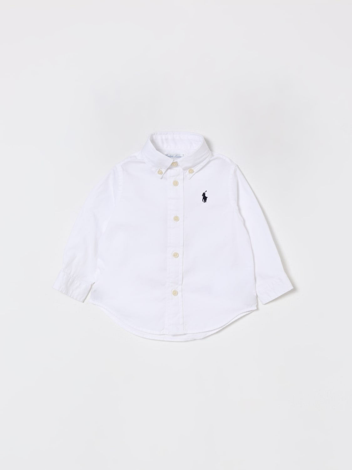 POLO RALPH LAUREN SHIRT: Shirt kids Polo Ralph Lauren, White - Img 1