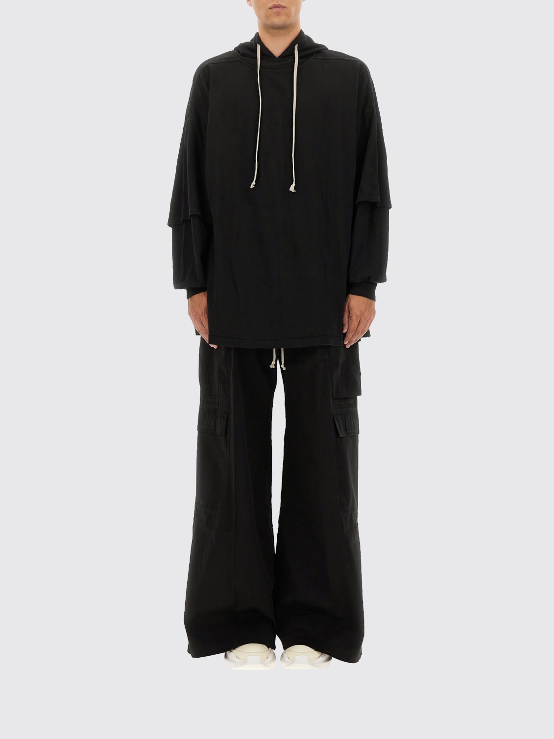 RICK OWENS DRKSHDW SUDADERA: Sudadera hombre Rick Owens Drkshdw, Negro - Img 1