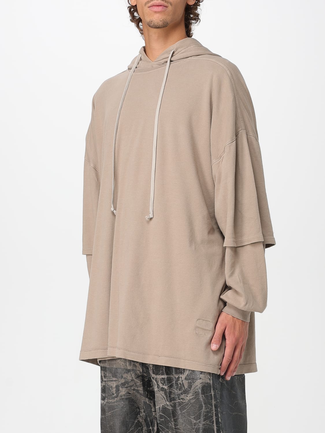 RICK OWENS DRKSHDW SWEATSHIRT: Sweatshirt men Rick Owens Drkshdw, Pearl - Img 4