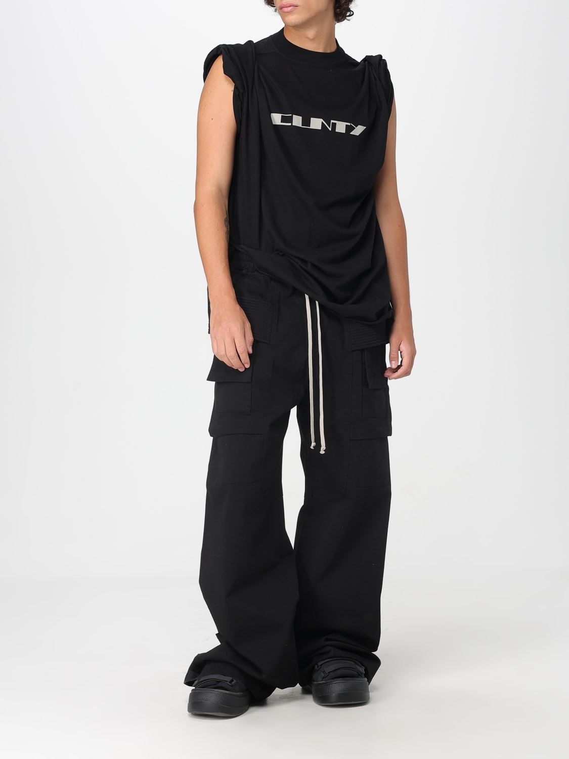 RICK OWENS DRKSHDW T-SHIRT: T-shirt men Rick Owens Drkshdw, Black - Img 2