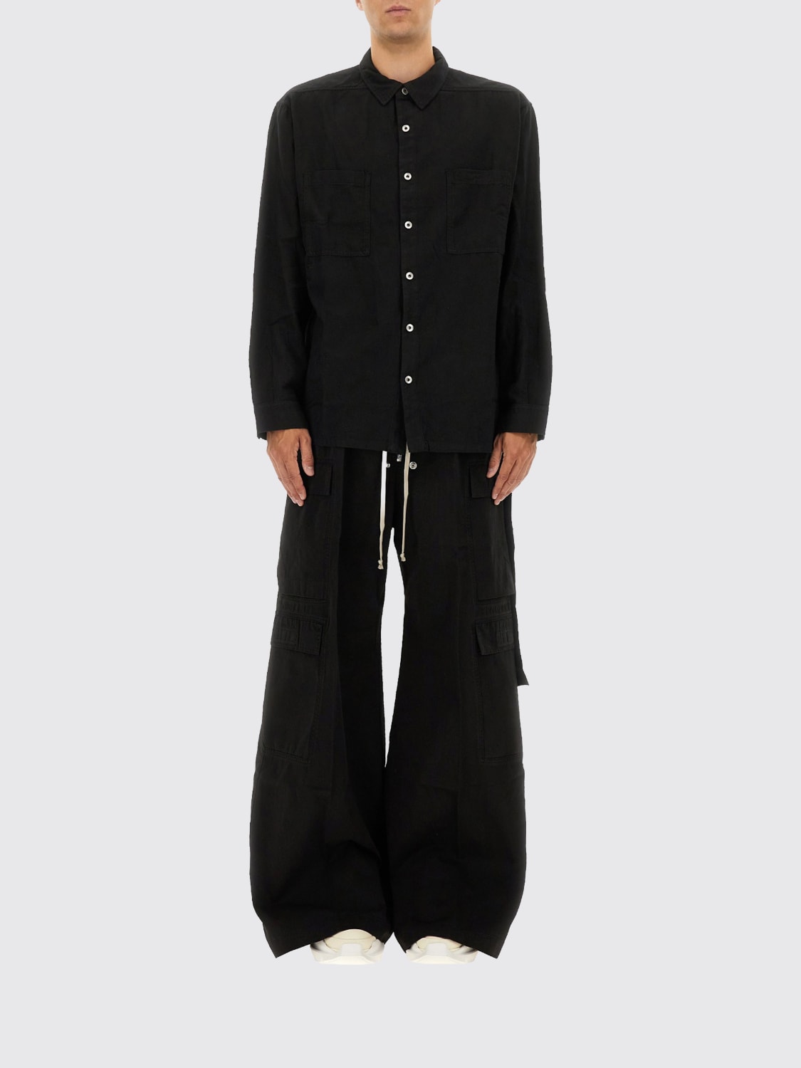 RICK OWENS DRKSHDW HEMD: Hemd herren Rick Owens Drkshdw, Schwarz - Img 1