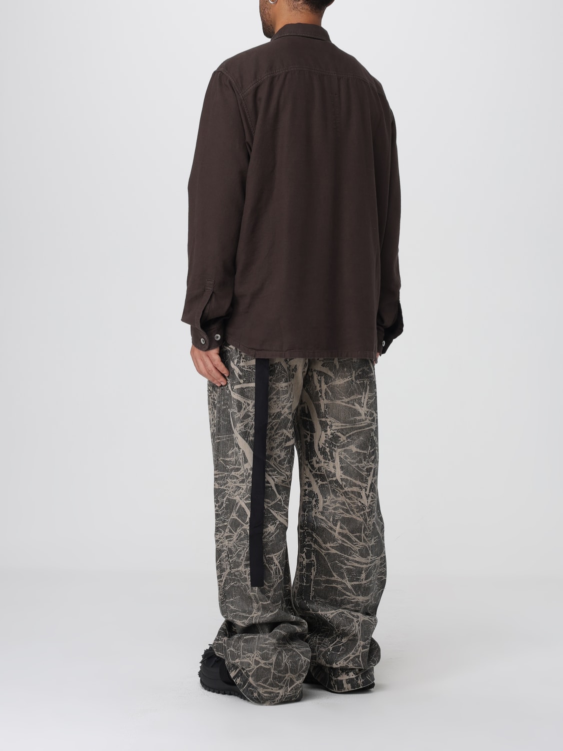 RICK OWENS DRKSHDW HEMD: Hemd herren Rick Owens Drkshdw, Braun - Img 3