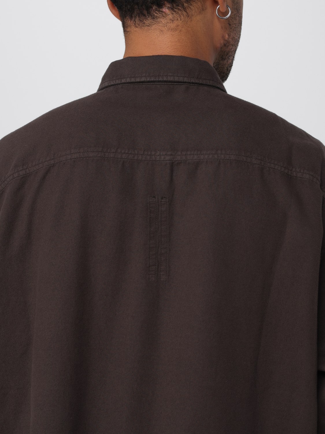 RICK OWENS DRKSHDW HEMD: Hemd herren Rick Owens Drkshdw, Braun - Img 5