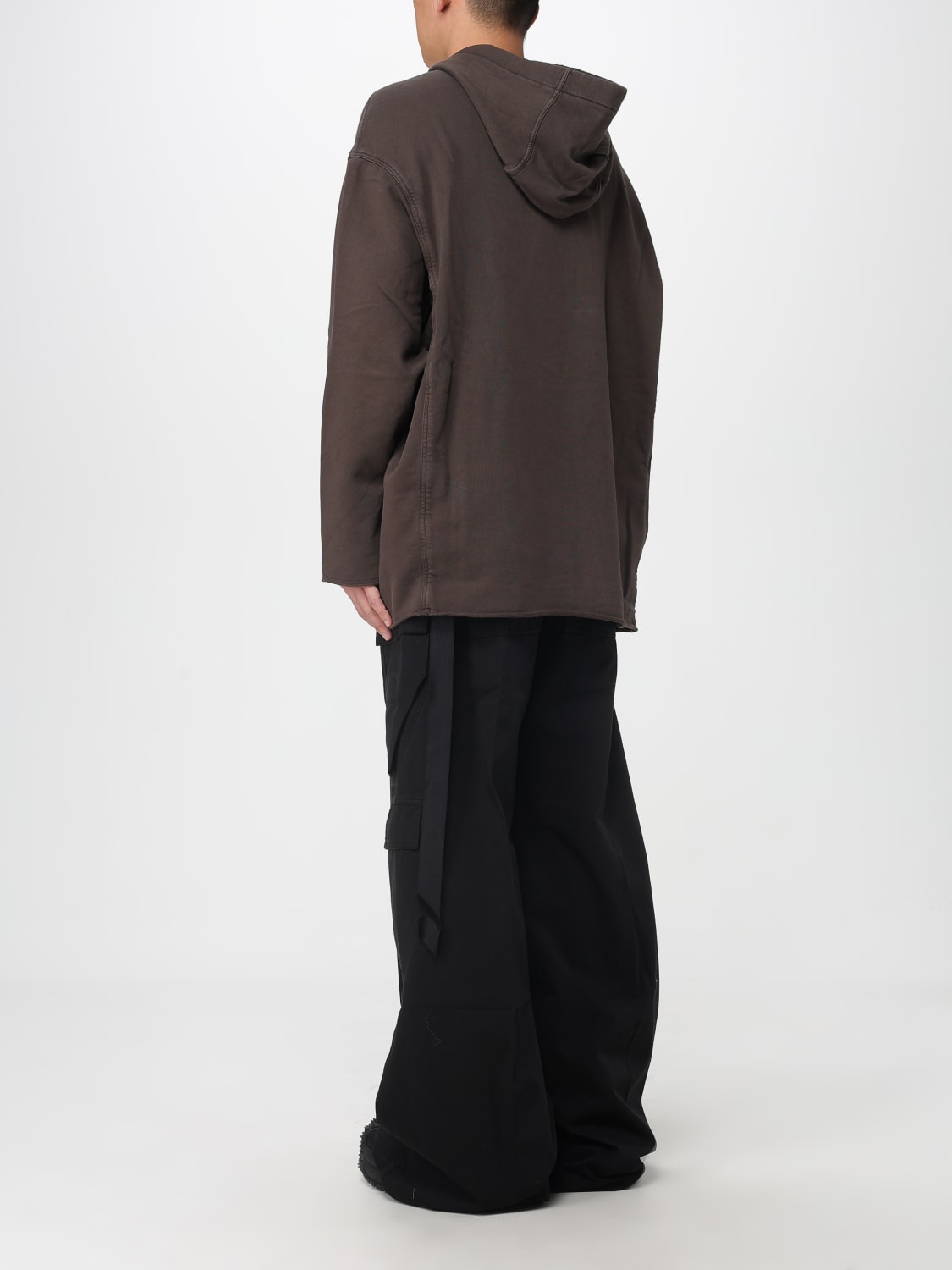 RICK OWENS DRKSHDW ТОЛСТОВКА: Толстовка Мужское Rick Owens Drkshdw, Пыльно-Серый - Img 3