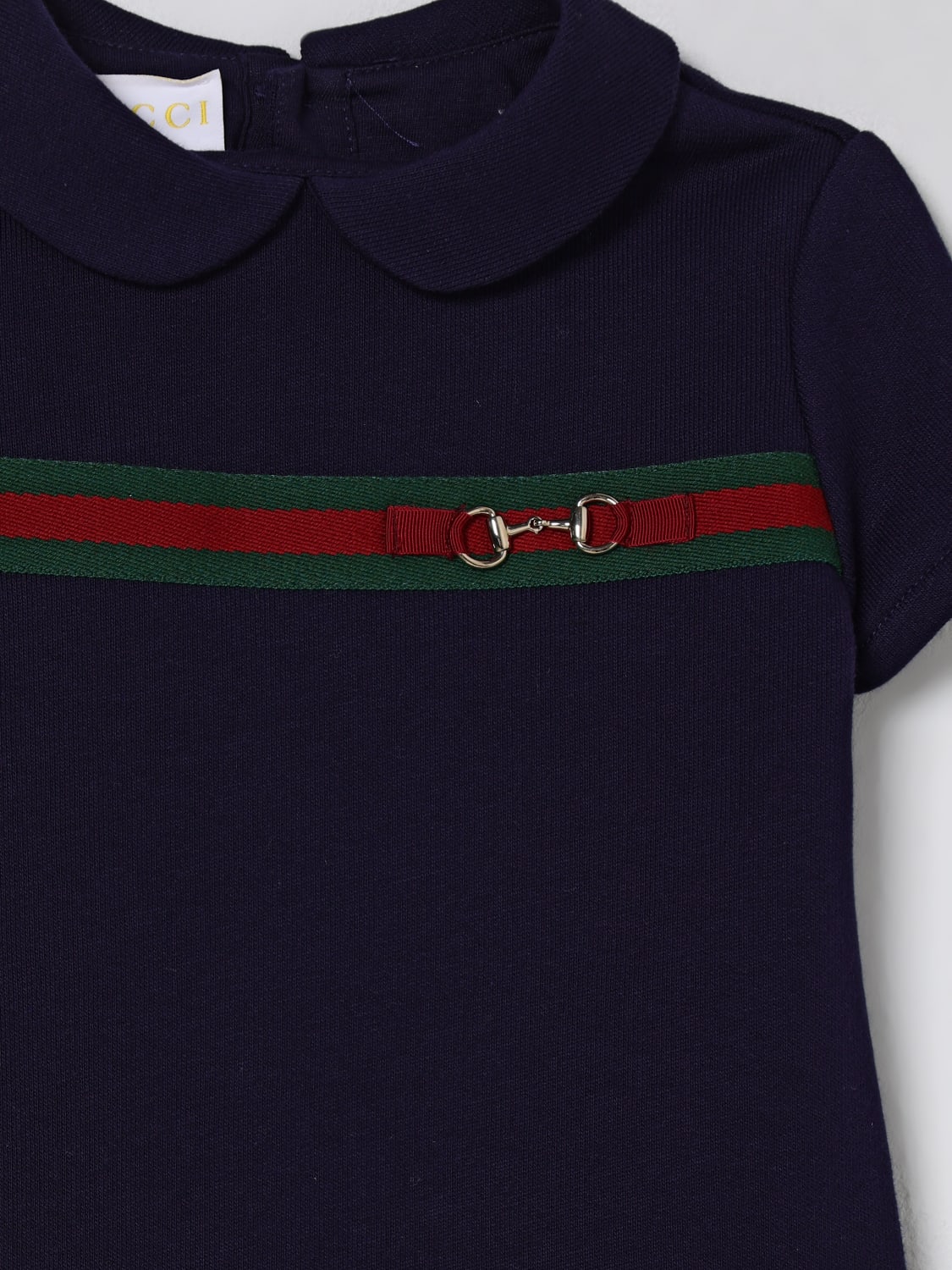 GUCCI ROMPER: Romper kids Gucci, Blue - Img 3