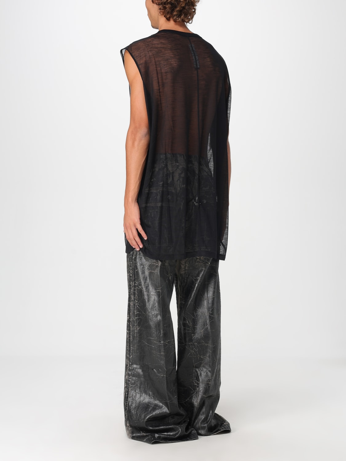 RICK OWENS T-SHIRT: T-shirt men Rick Owens, Black - Img 3