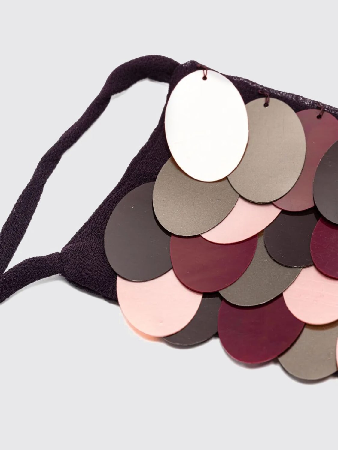 DRIES VAN NOTEN GIOIELLO: Collana Dries Van Noten in viscosa con paillettes ricamate , Fantasia - Img 3