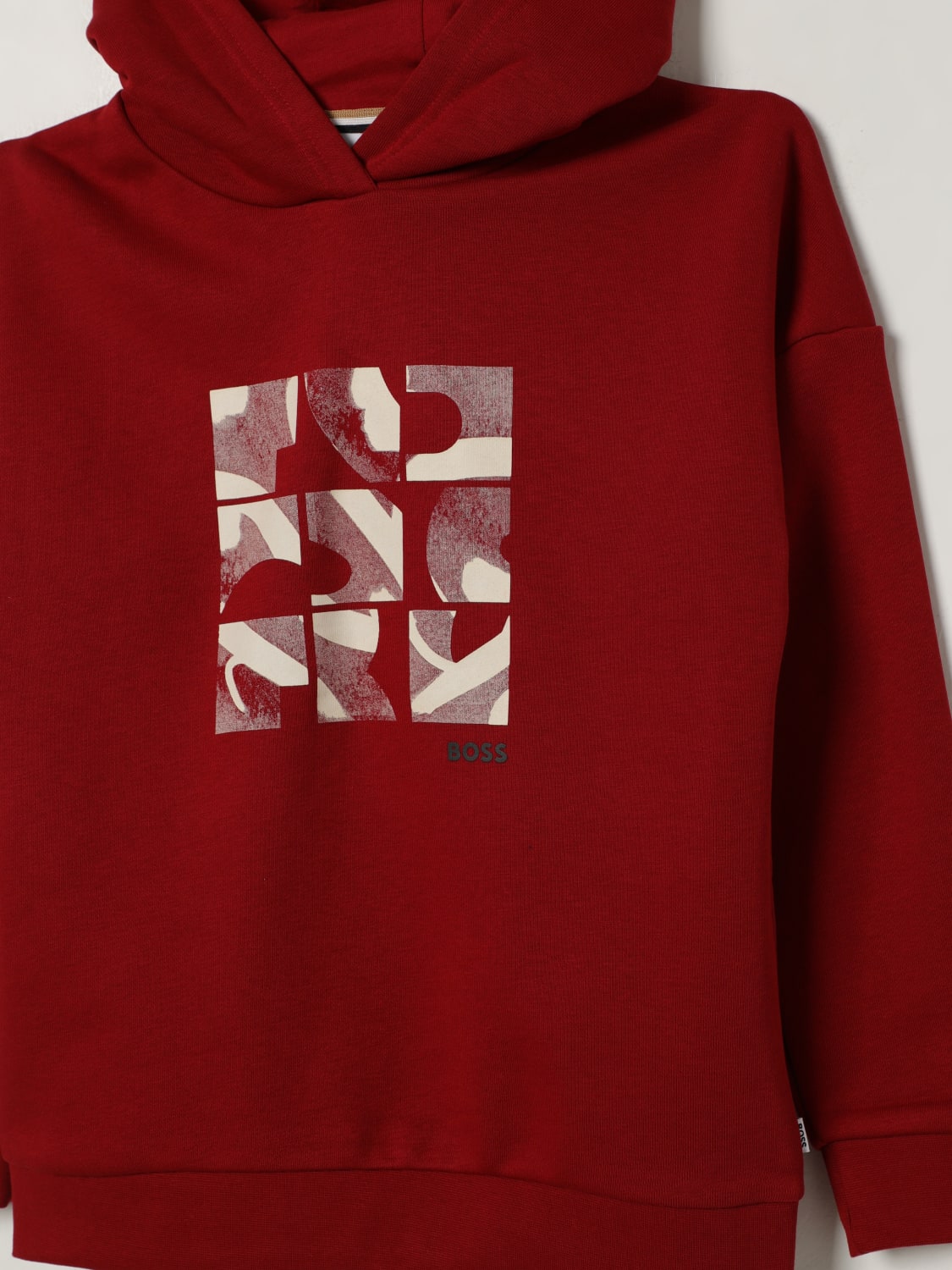 BOSS SWEATER: Sweater kids Boss, Red - Img 3