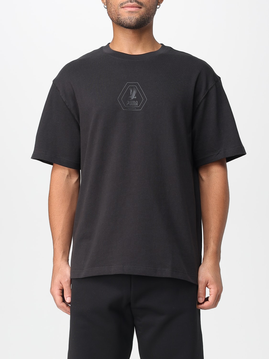 PUMA T-SHIRT: T-shirt men Puma, Black - Img 1