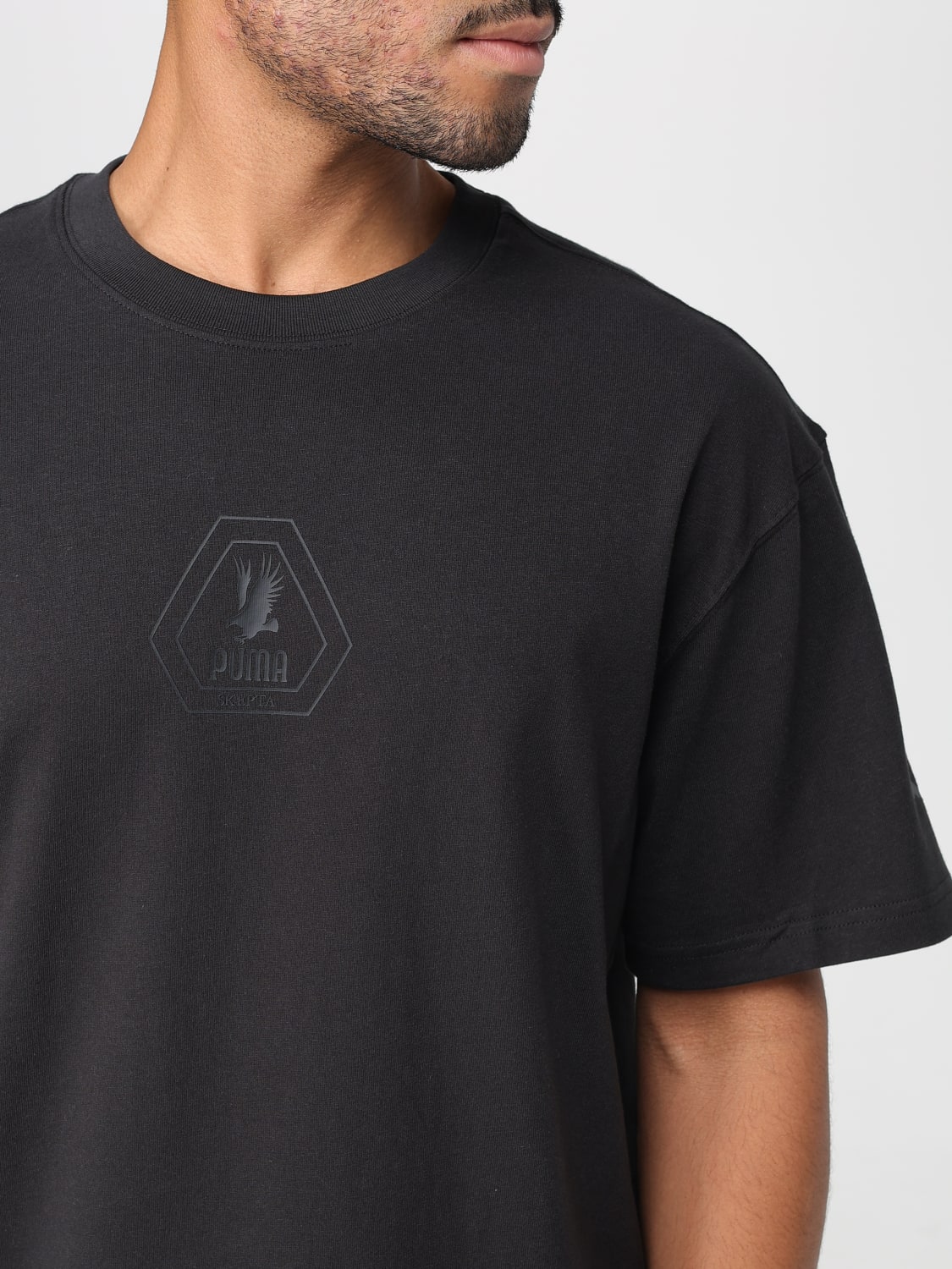 PUMA T-SHIRT: T-shirt men Puma, Black - Img 3