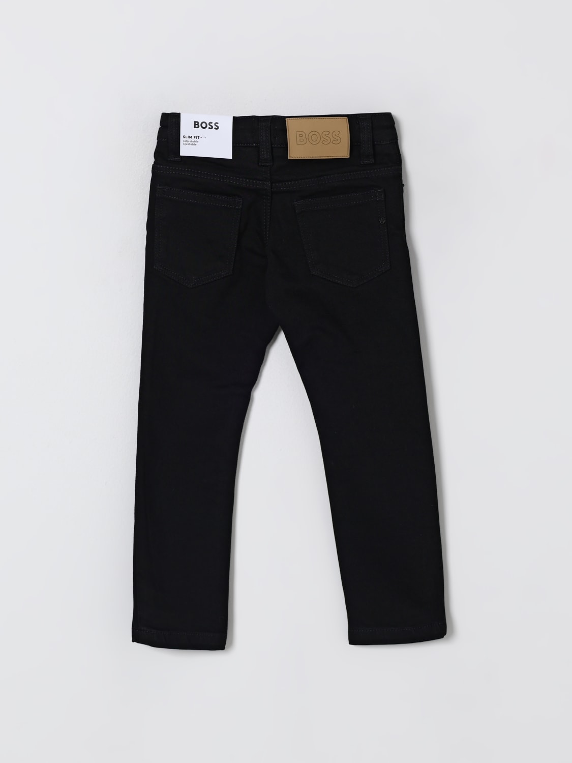 BOSS JEANS: Hose kinder Boss, Schwarz - Img 2