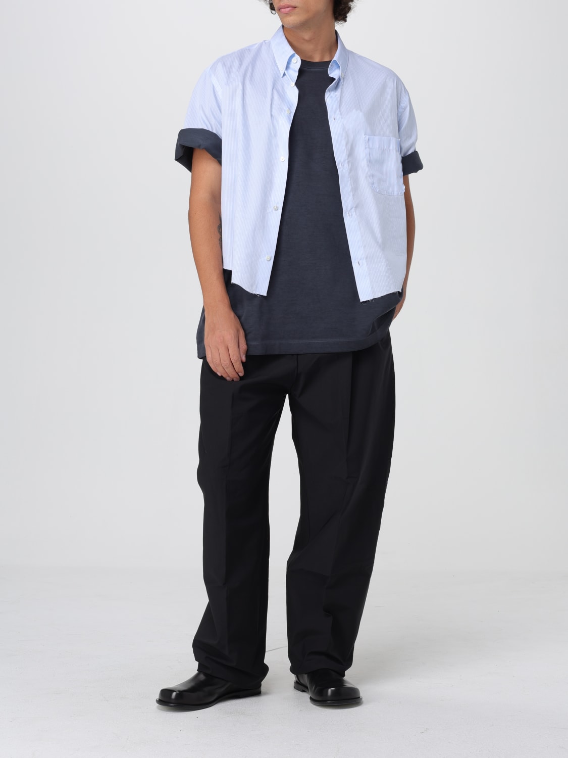 MAISON MARGIELA CAMISA: Camisa hombre Maison Margiela, Azul Oscuro - Img 2
